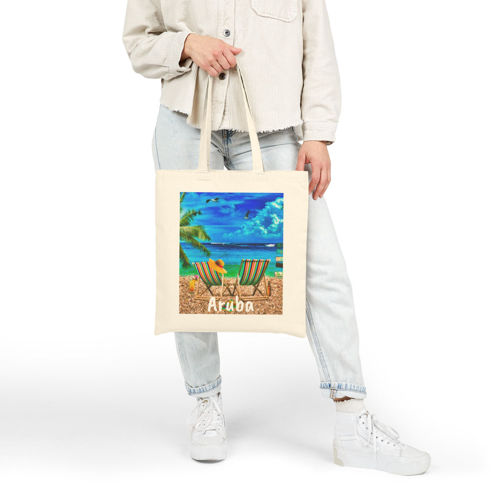 Aruba Beach Canvas Bag