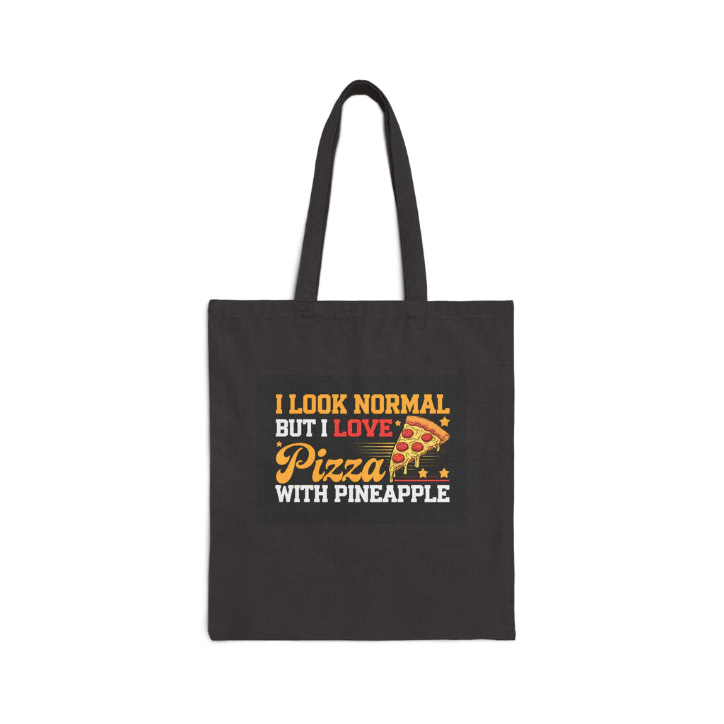 Pizza With Pineapplie Canvas Bag