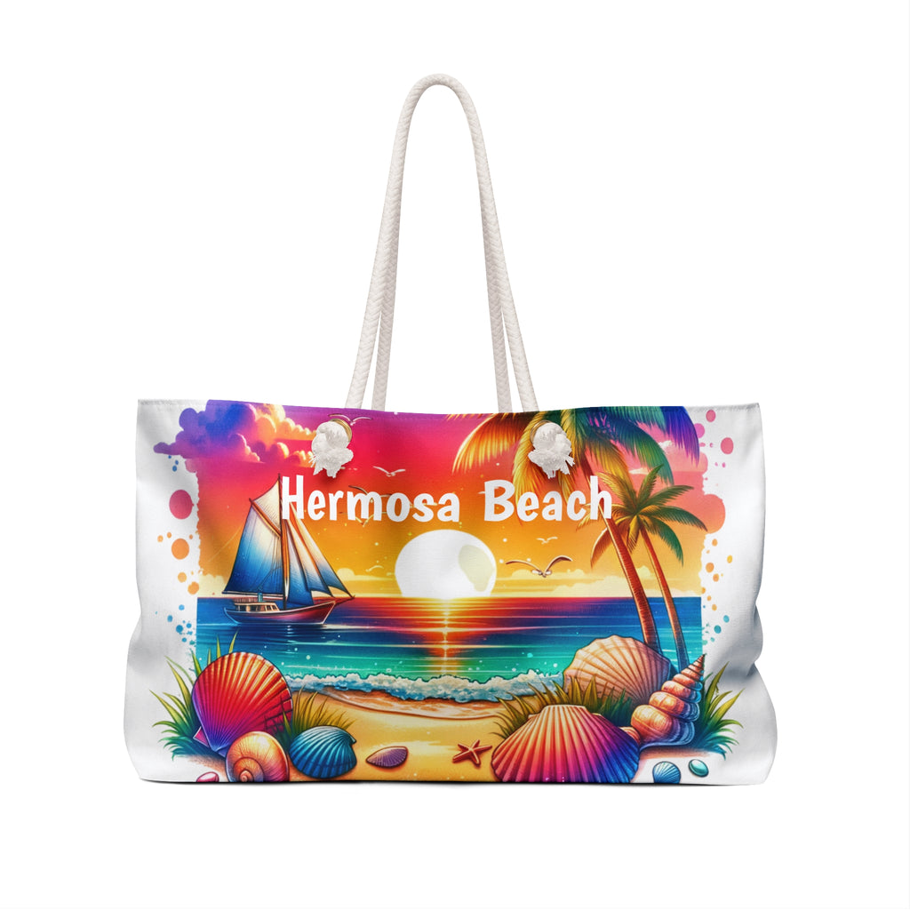 Hermosa Beach Large Beach Bag