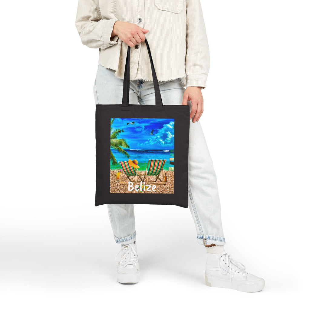 Belize Vibrant Custom Canvas Bag