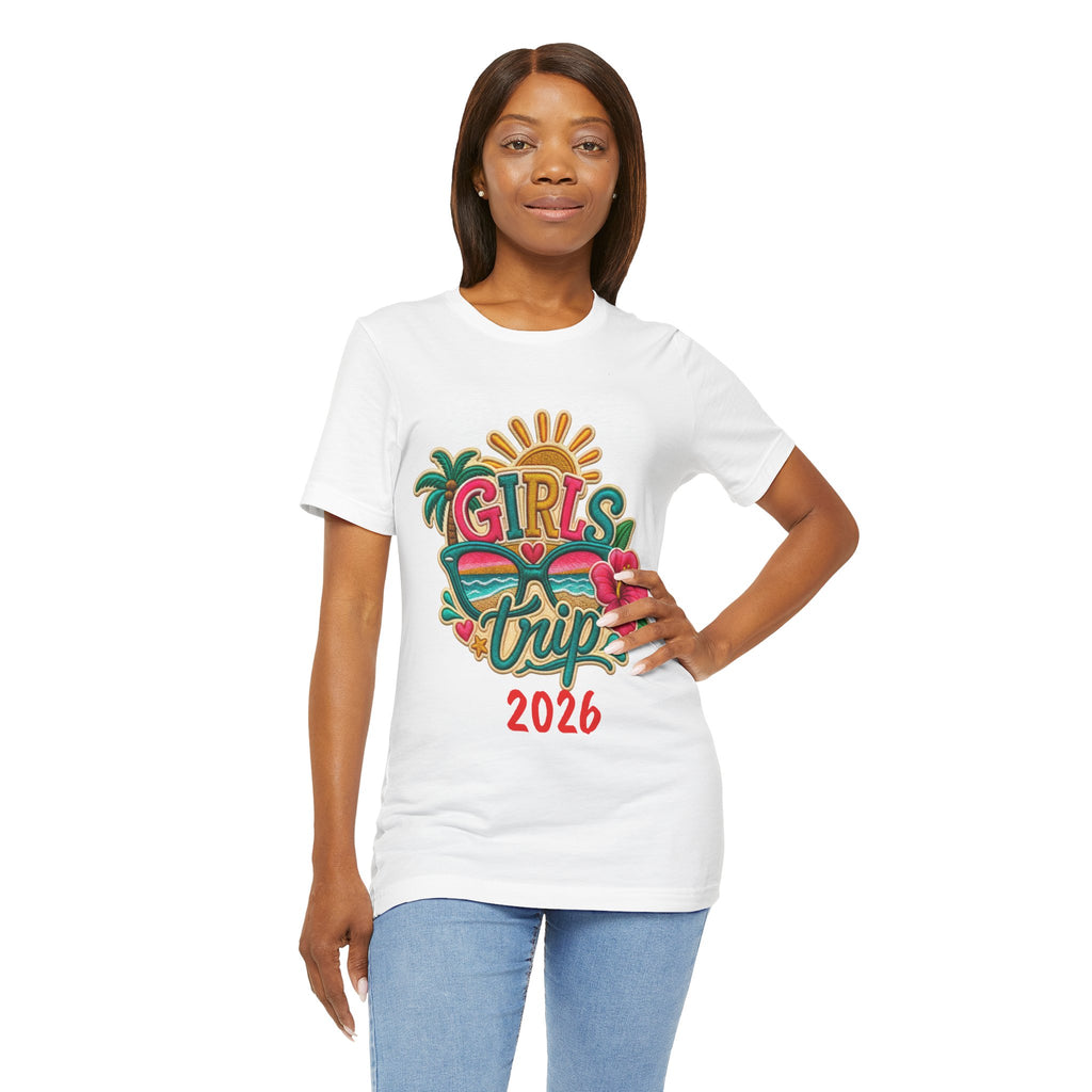 Girls' Trip 2026 CustomUnisex Jersey Short Sleeve Tee