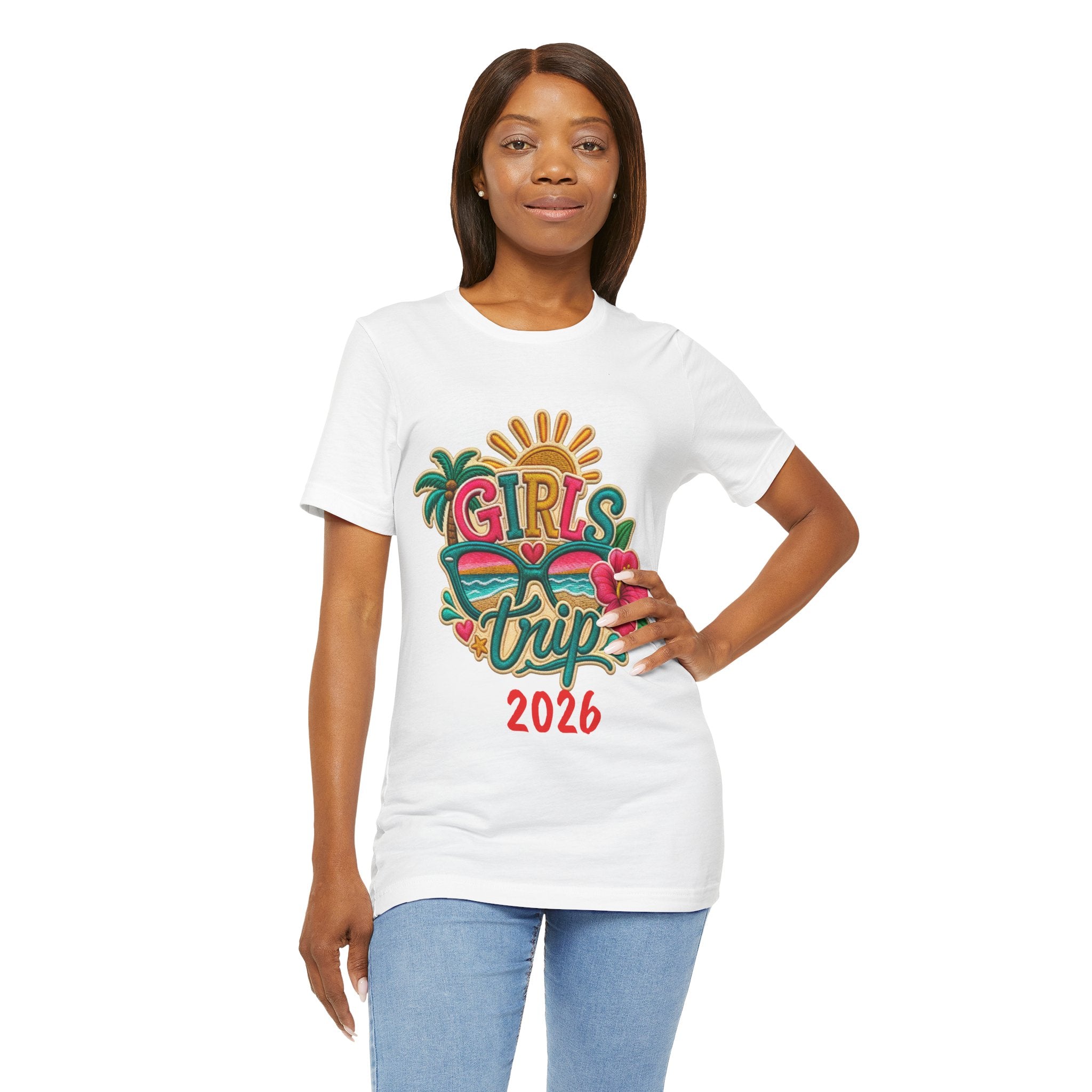 Girls' Trip 2026 CustomUnisex Jersey Short Sleeve Tee