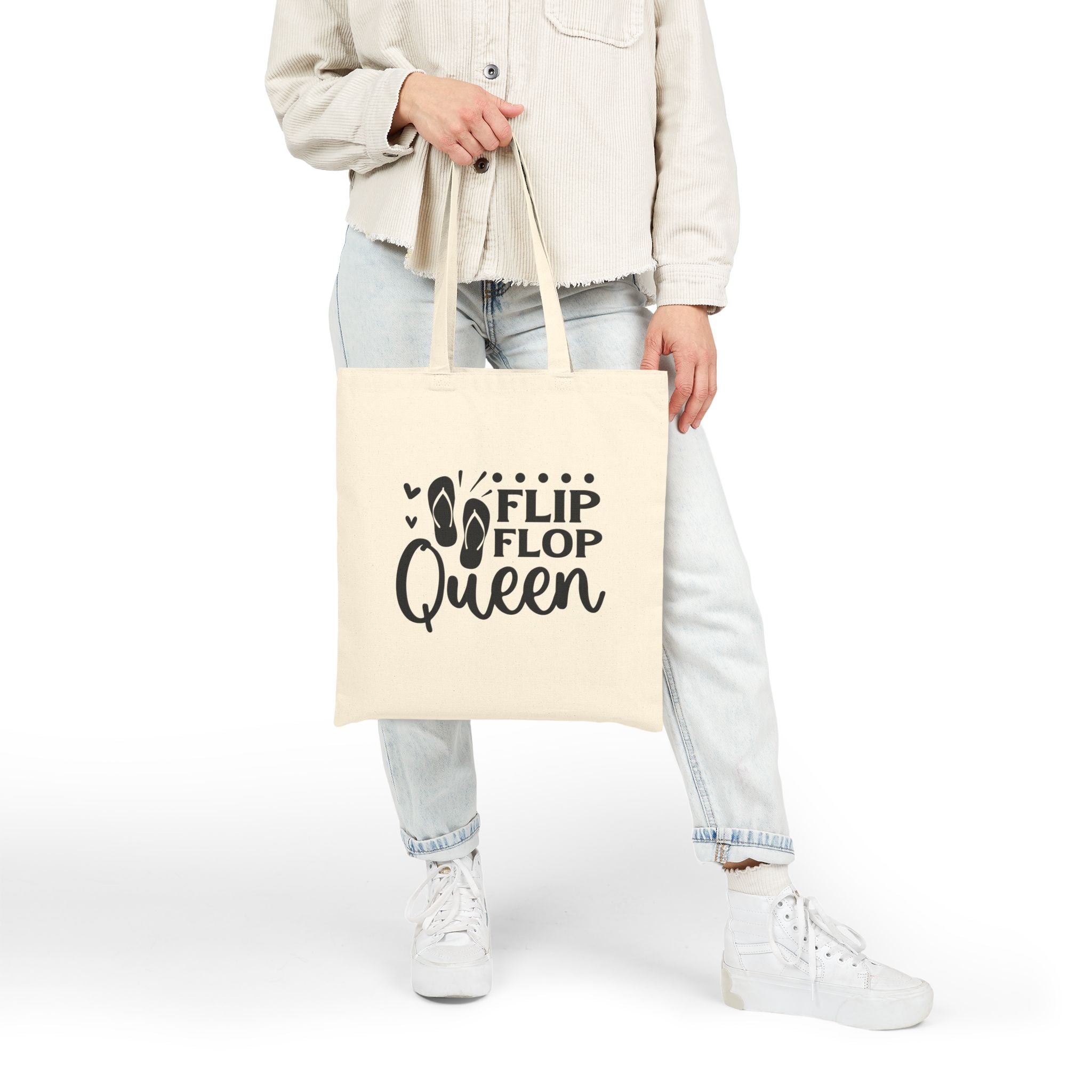 Flip Flop Queen Canvas Bag