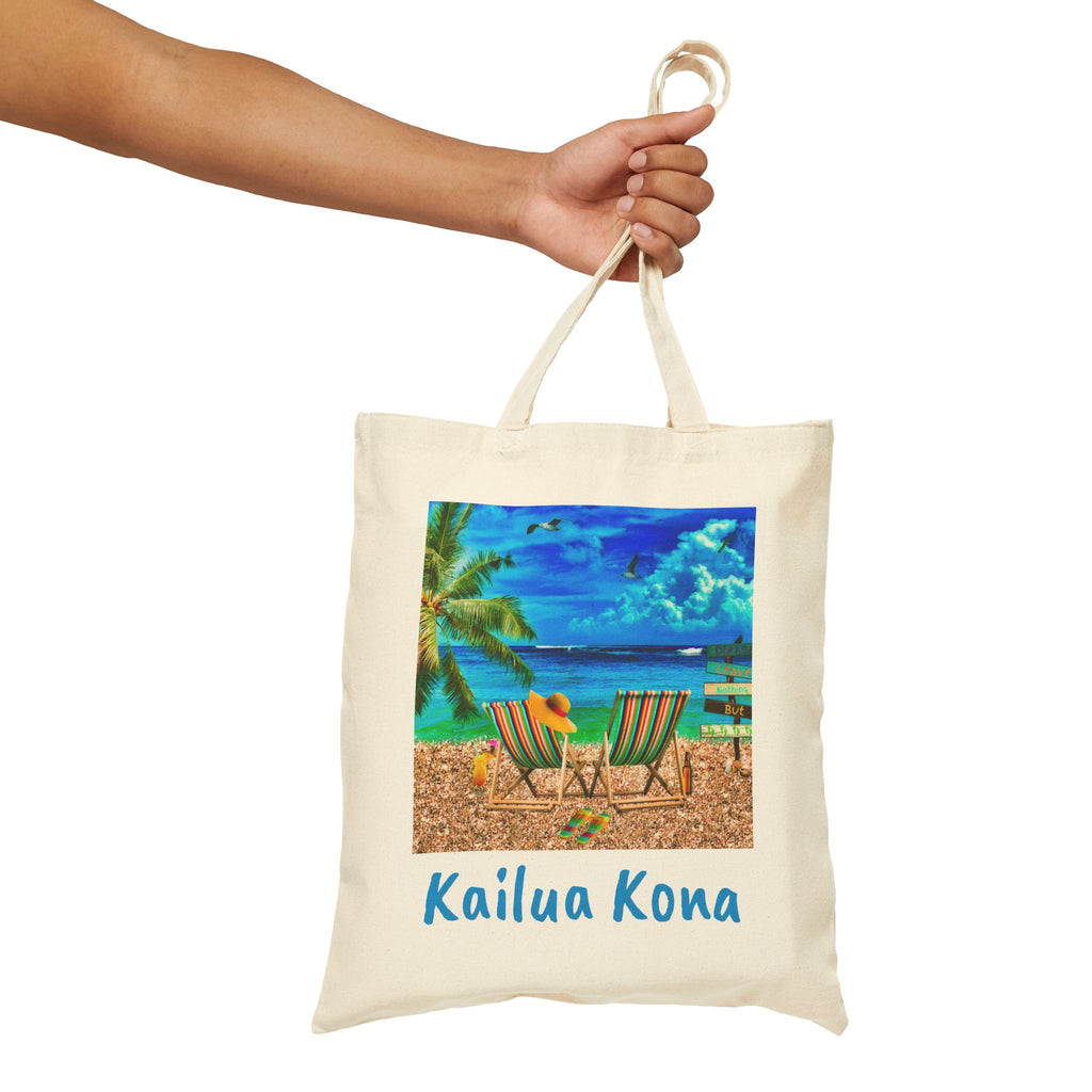 Kailua Kona Hawaii Canvas Bag