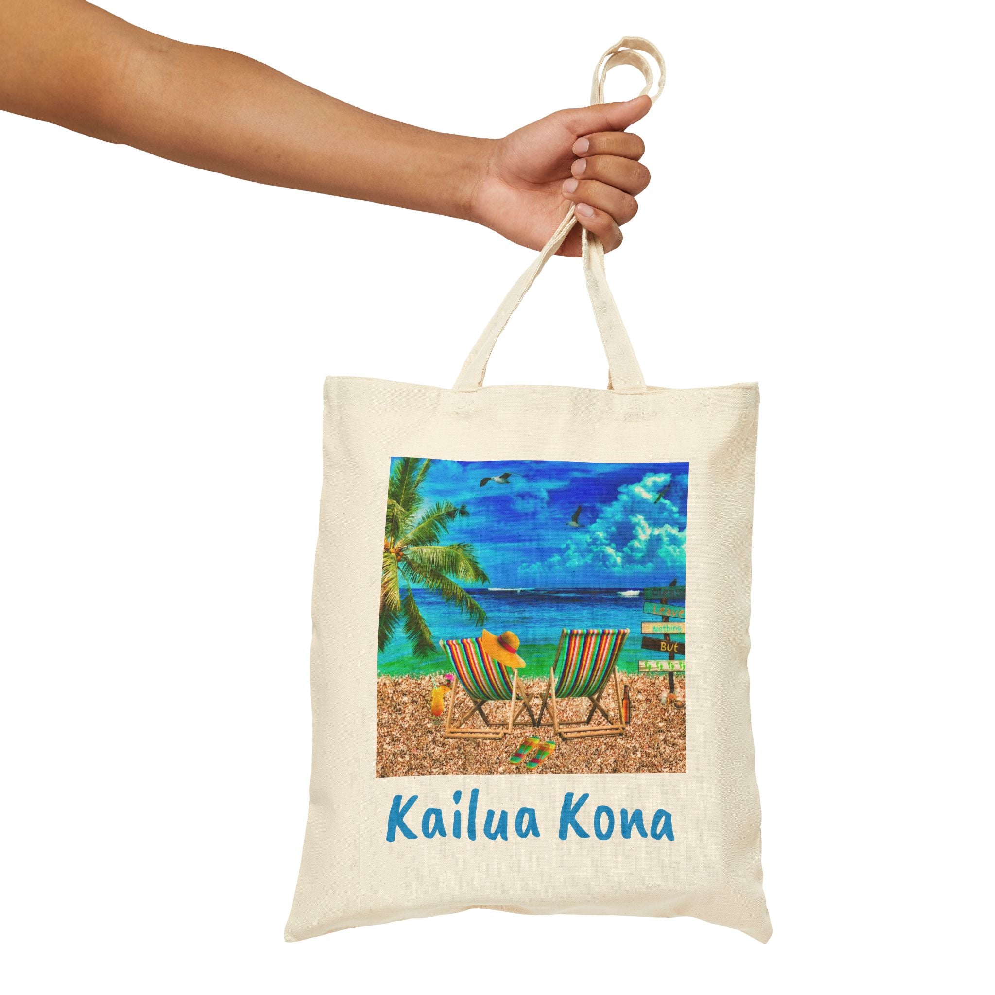 Kailua Kona Hawaii Canvas Bag
