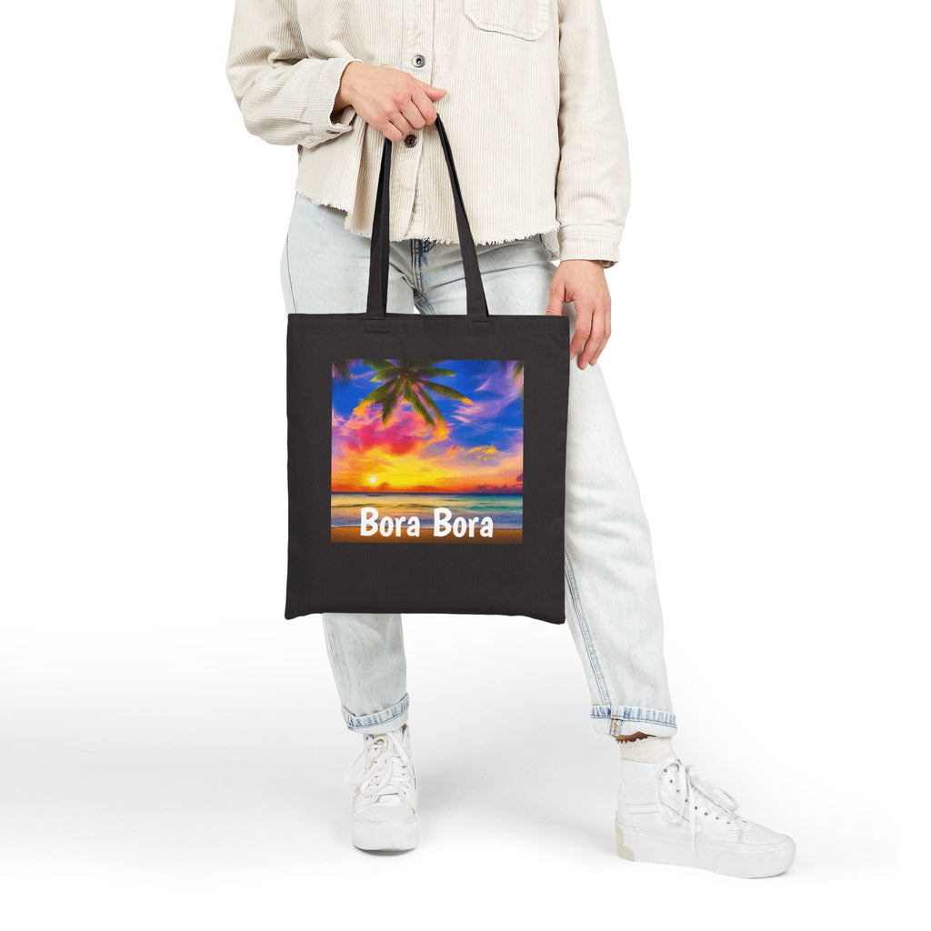 Bora Bora Custom Canvas Bag