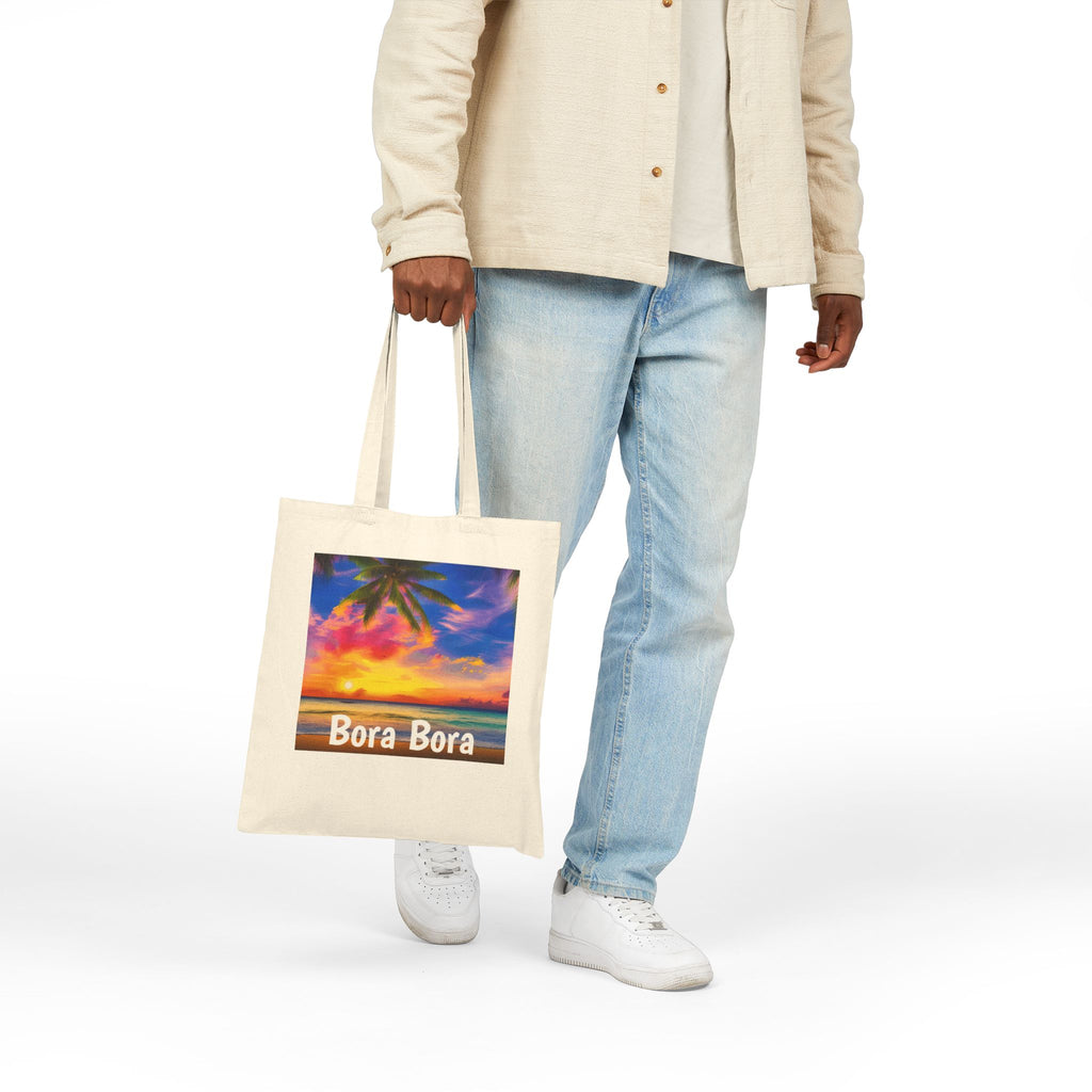 Bora Bora Custom Canvas Bag