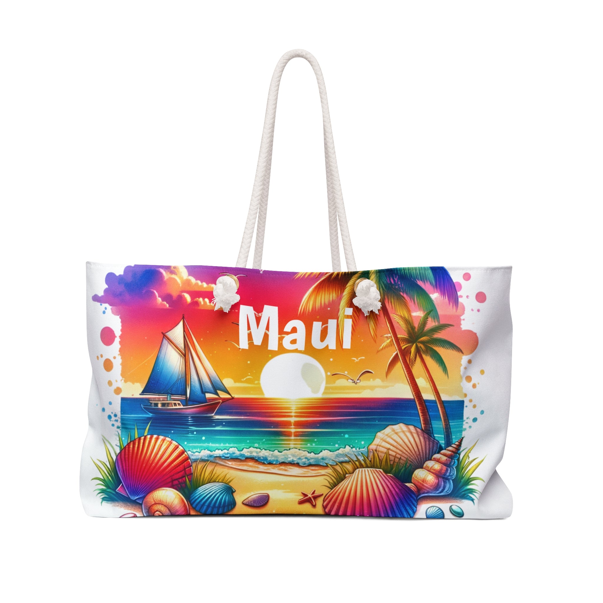 Maui Hawaii Vibrant Weekender Bag