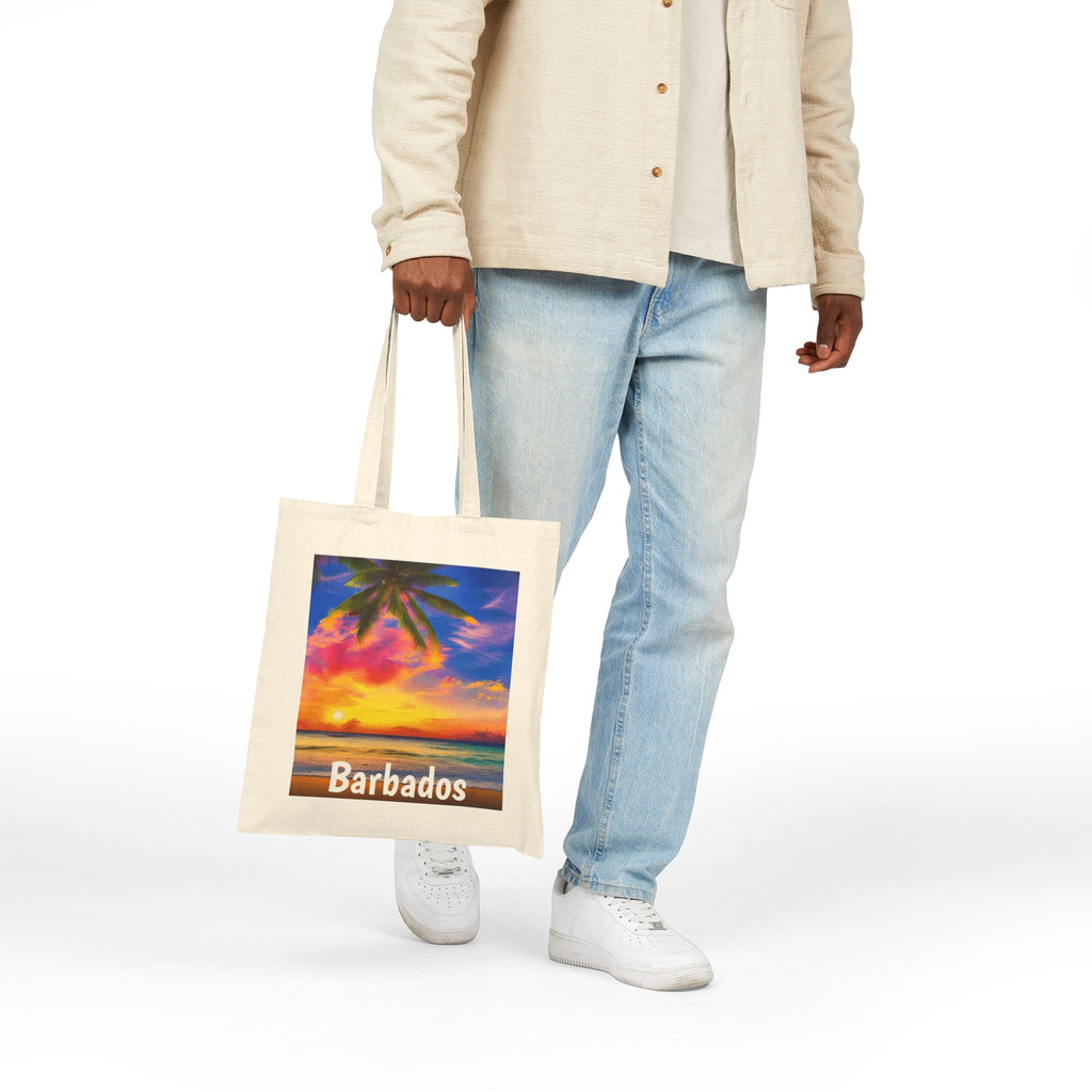 Barbados Sunset Canvas Bag