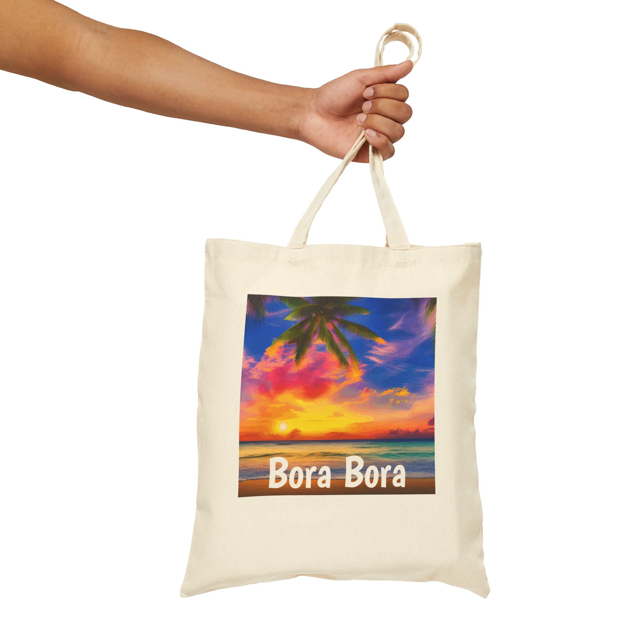 Bora Bora Custom Canvas Bag