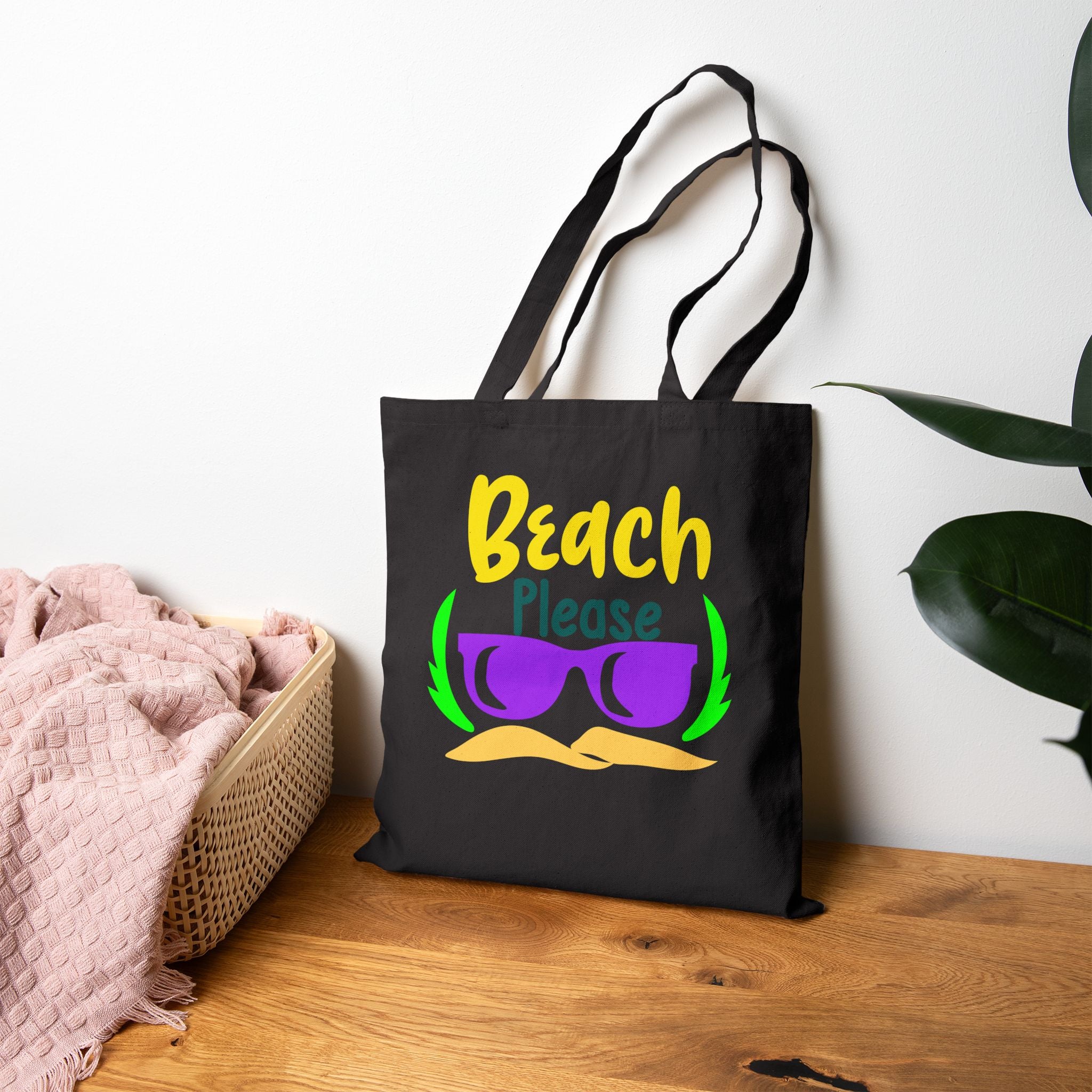 Beach Please Canvas Bag