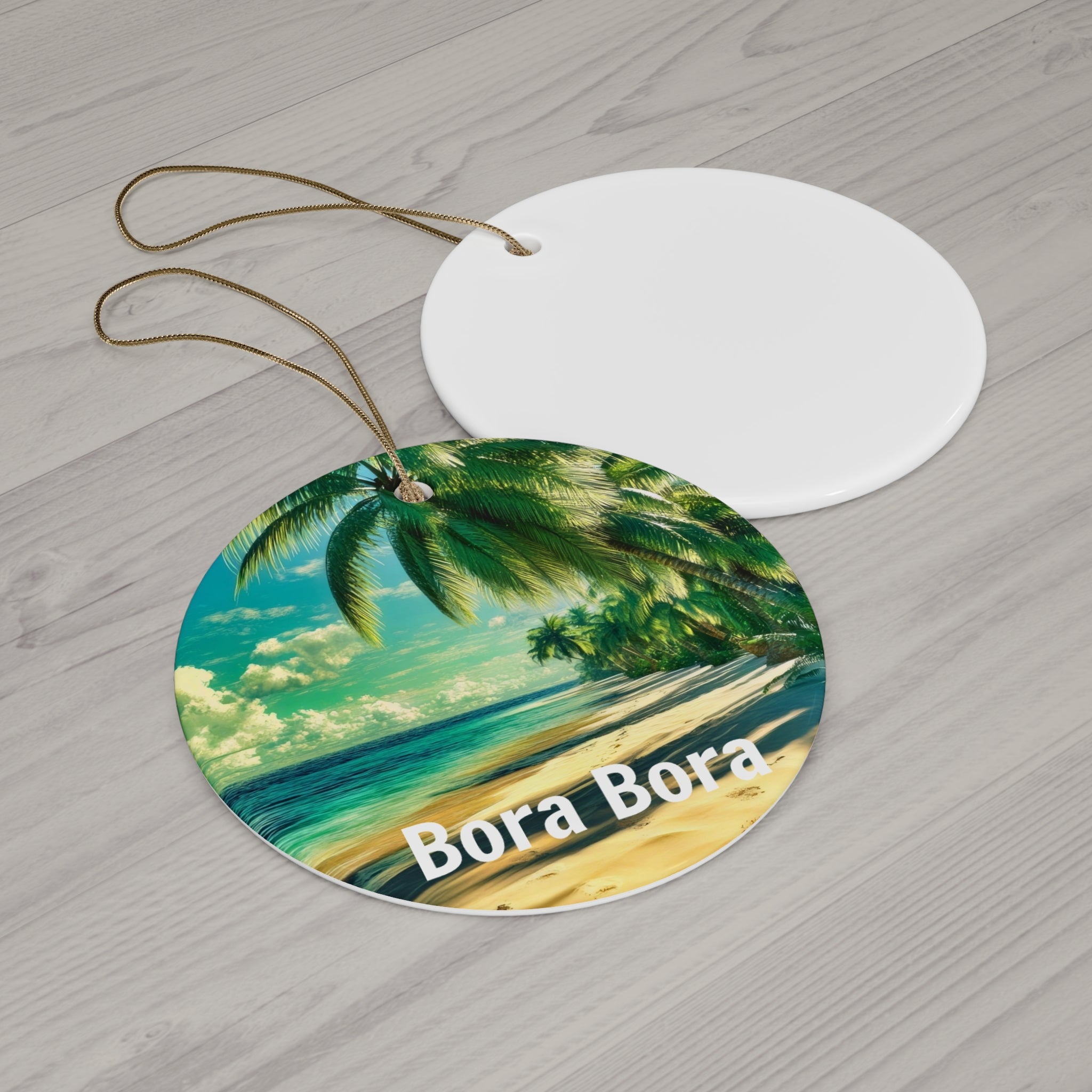 Bora Bora Vibrant Ornament Keepsake