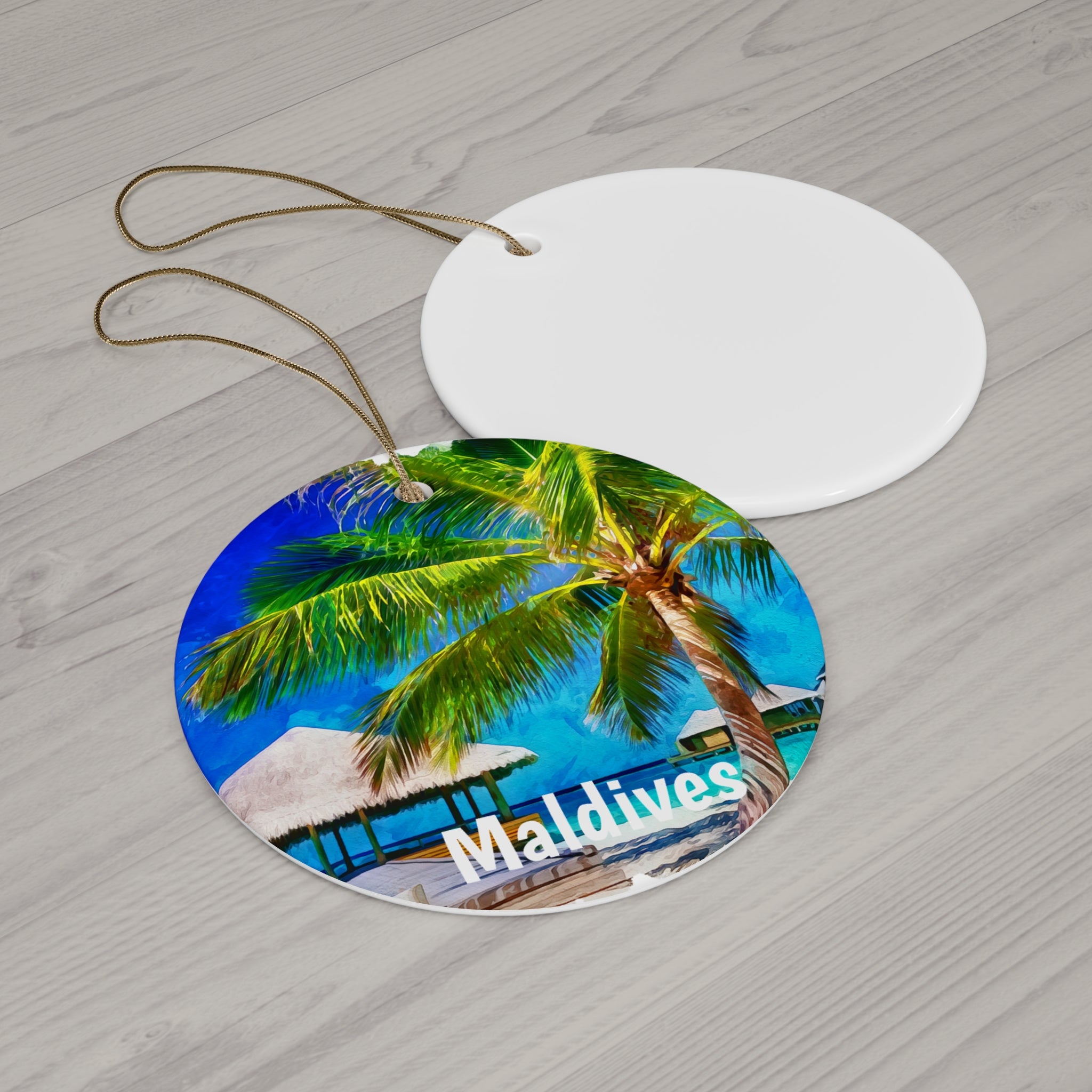 Maldives Tropical Ornament Keepsake
