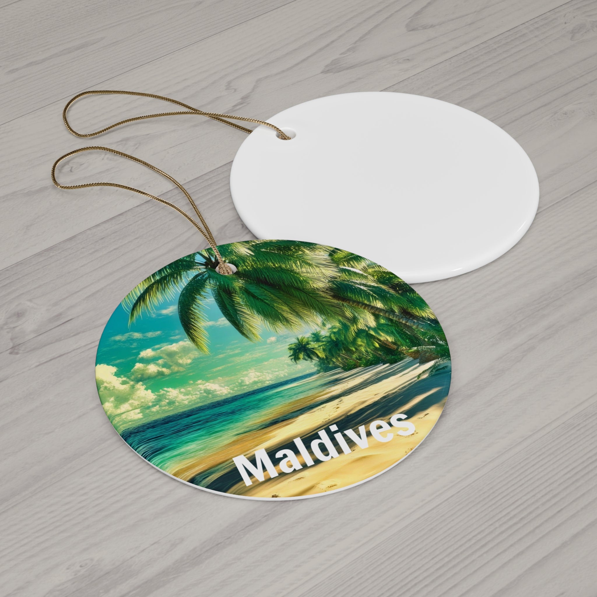 Maldives Vibrant Ornament Keepsake