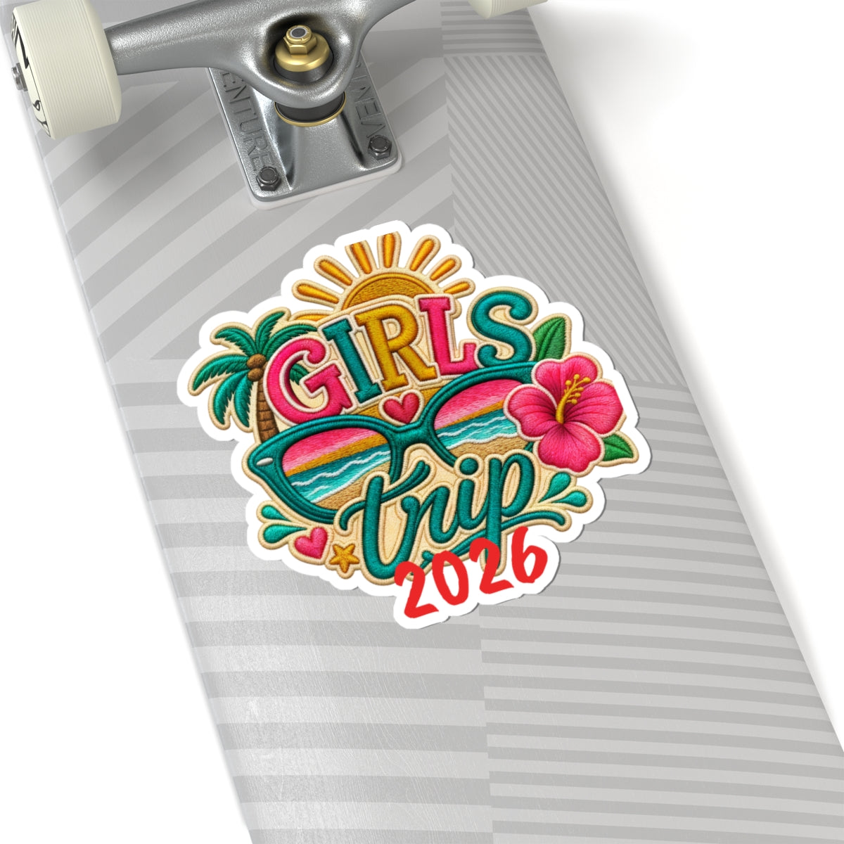 Girl' Trip Kiss-Cut Stickers, Cute. Colorful. Vibrant. Free Shipping