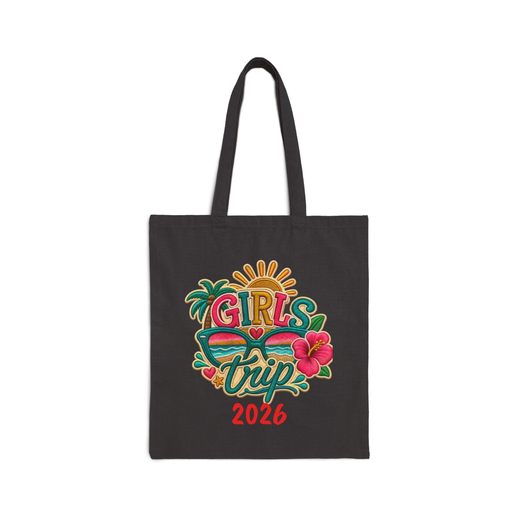 Girls' Trip 2026 Custom Cotton Canvas Tote Bag
