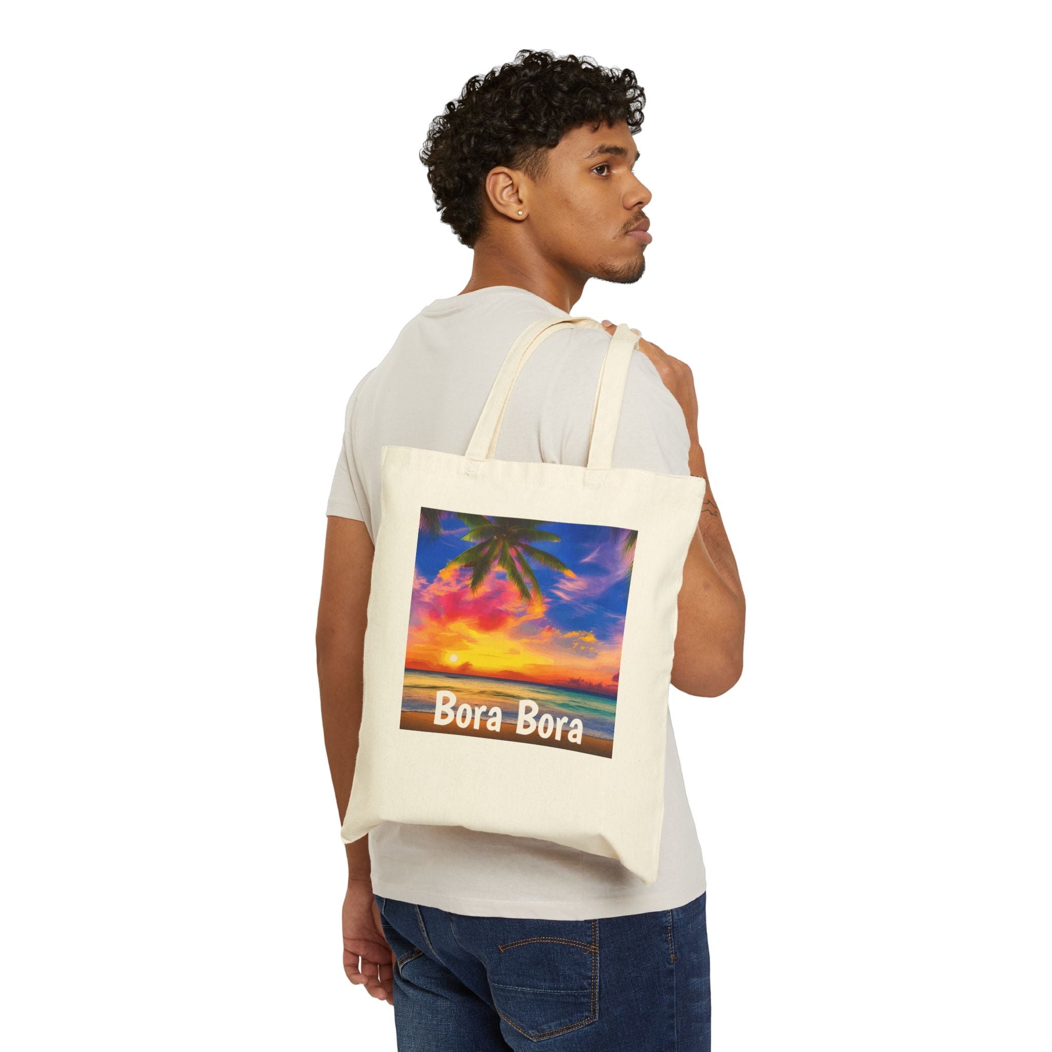 Bora Bora Custom Canvas Bag