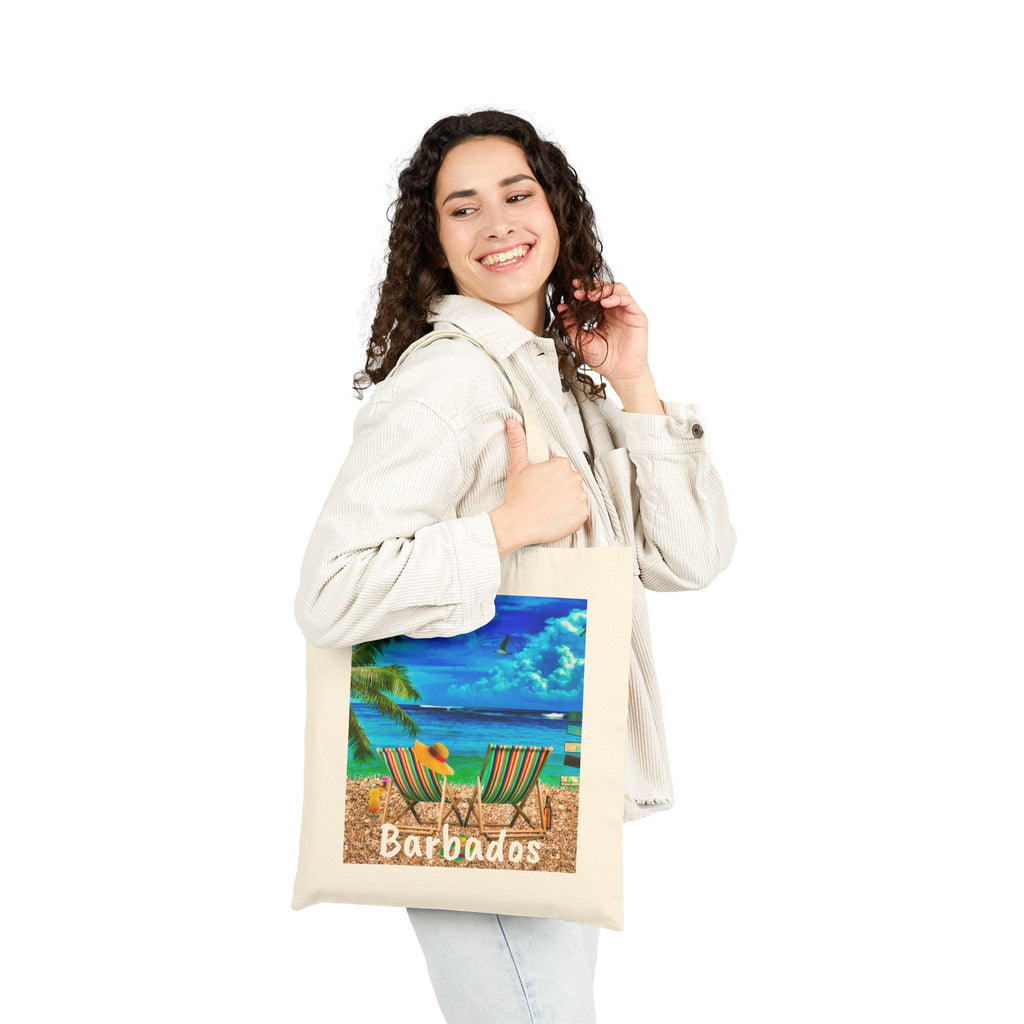 Barbados Tough Vibrant Custom Canvas Bag