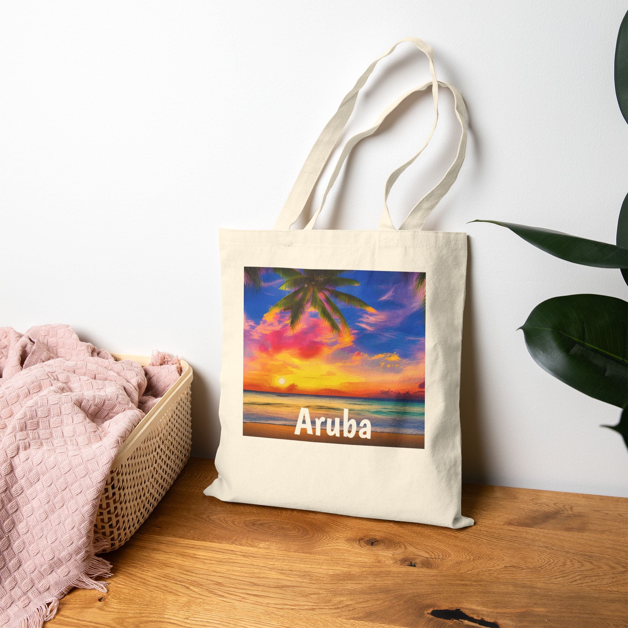 Aruba Gorgeous Custom Canvas Bag