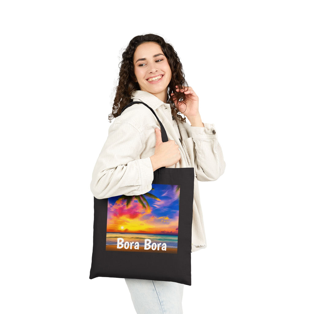 Bora Bora Custom Canvas Bag