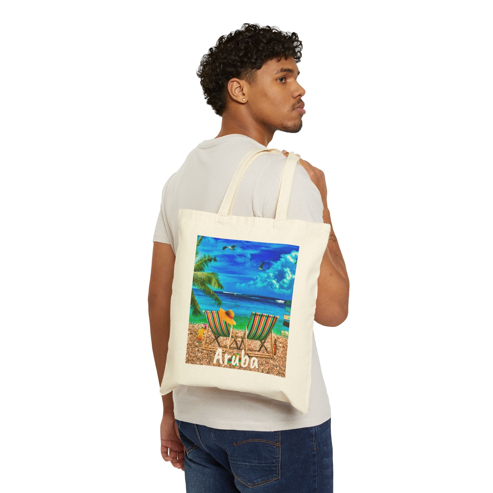 Aruba Beach Canvas Bag