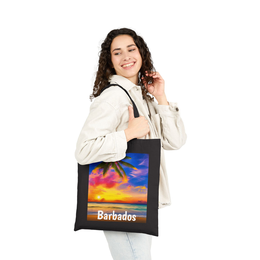 Barbados Sunset Canvas Bag
