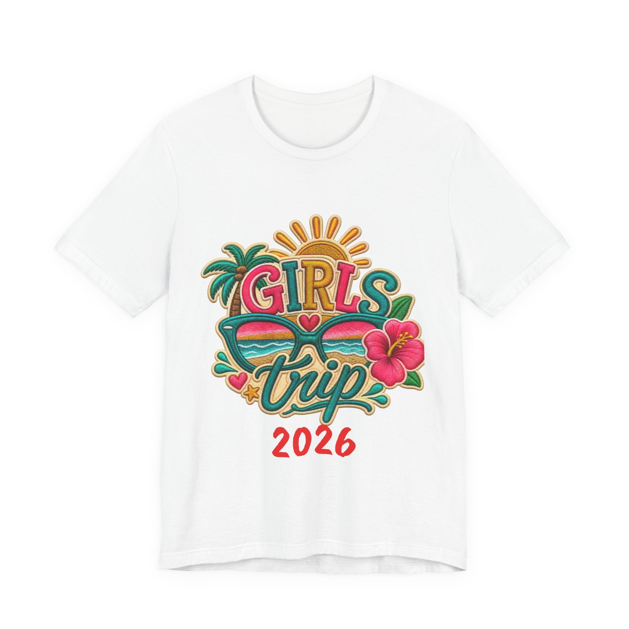 Girls' Trip 2026 CustomUnisex Jersey Short Sleeve Tee