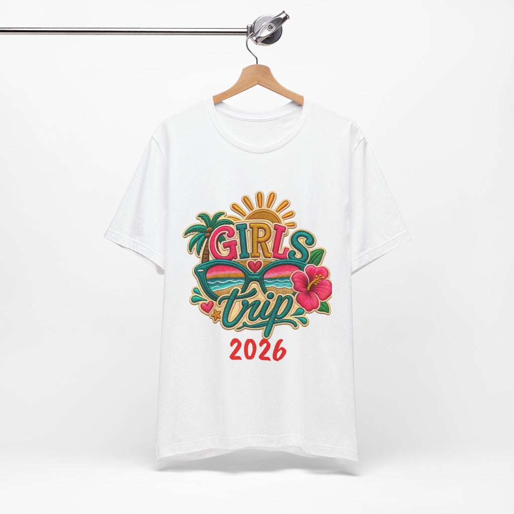 Girls' Trip 2026 CustomUnisex Jersey Short Sleeve Tee