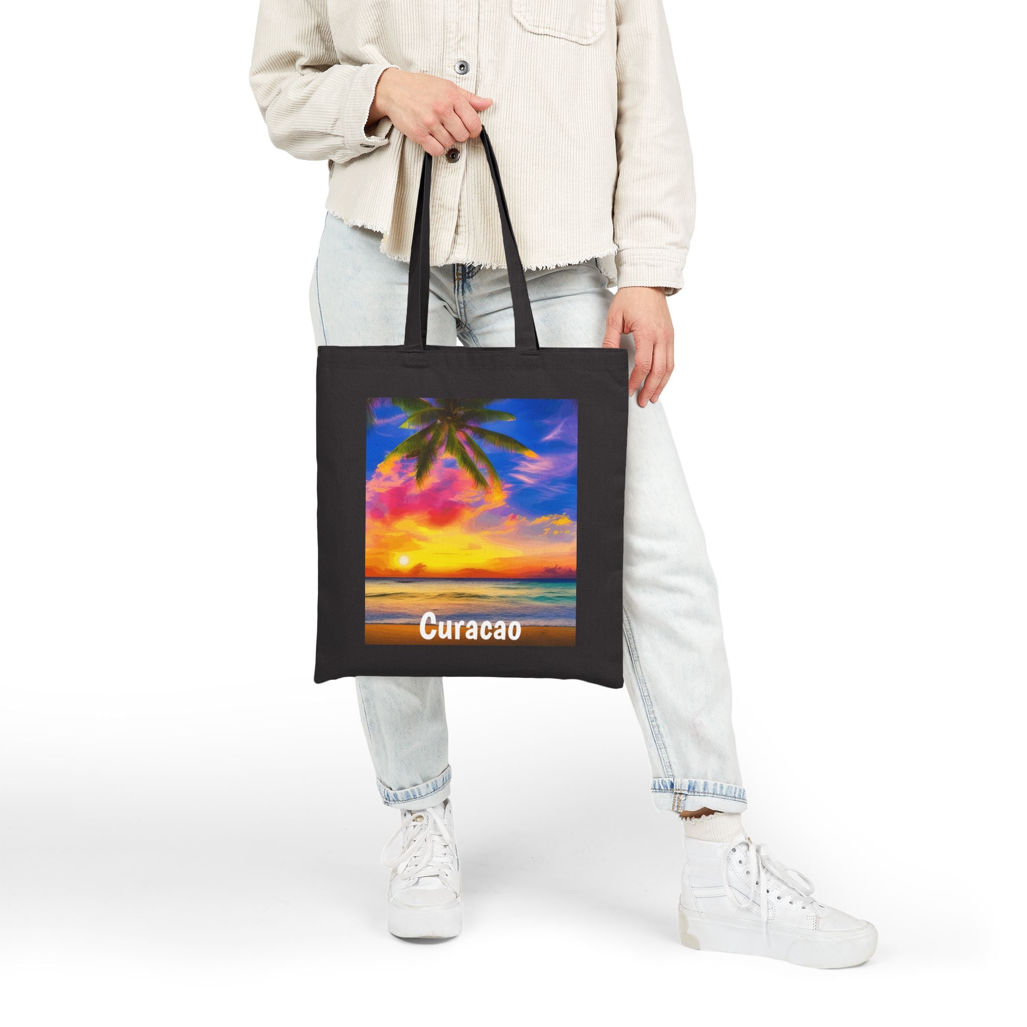 Curacao Sunset Canvas Bag