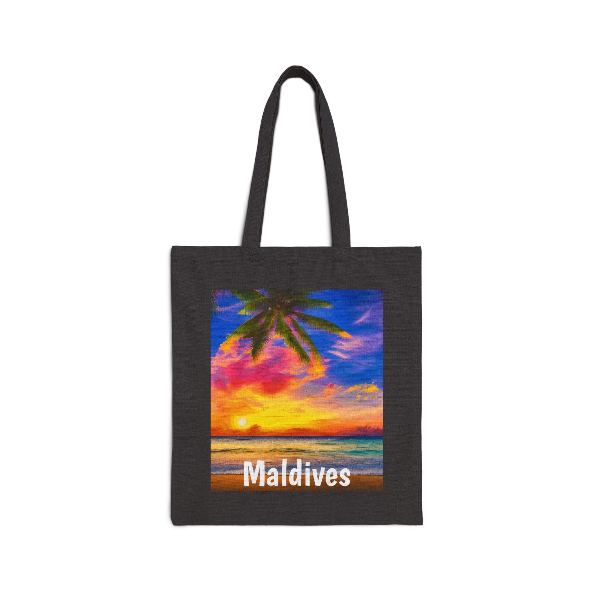 Maldives Sunset Canvas Bag