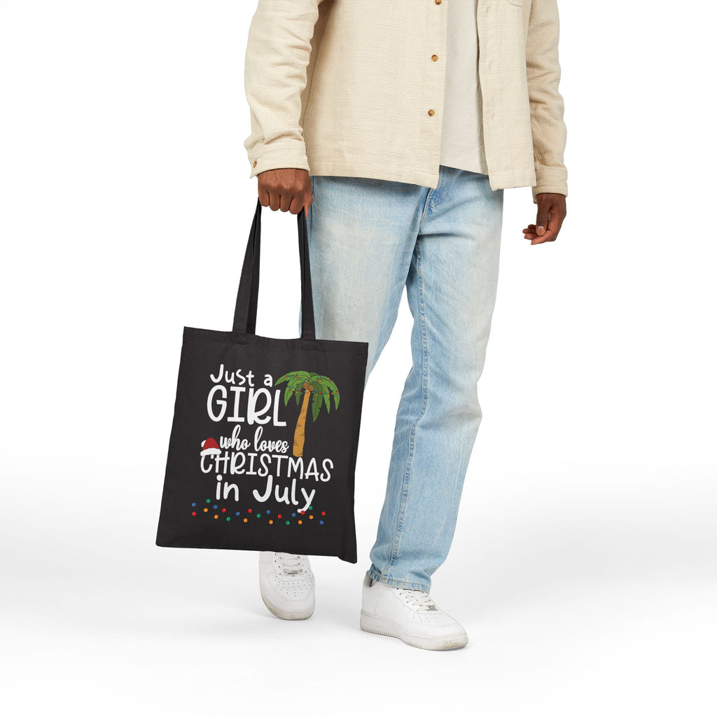 Just A Girl Canvas Bag