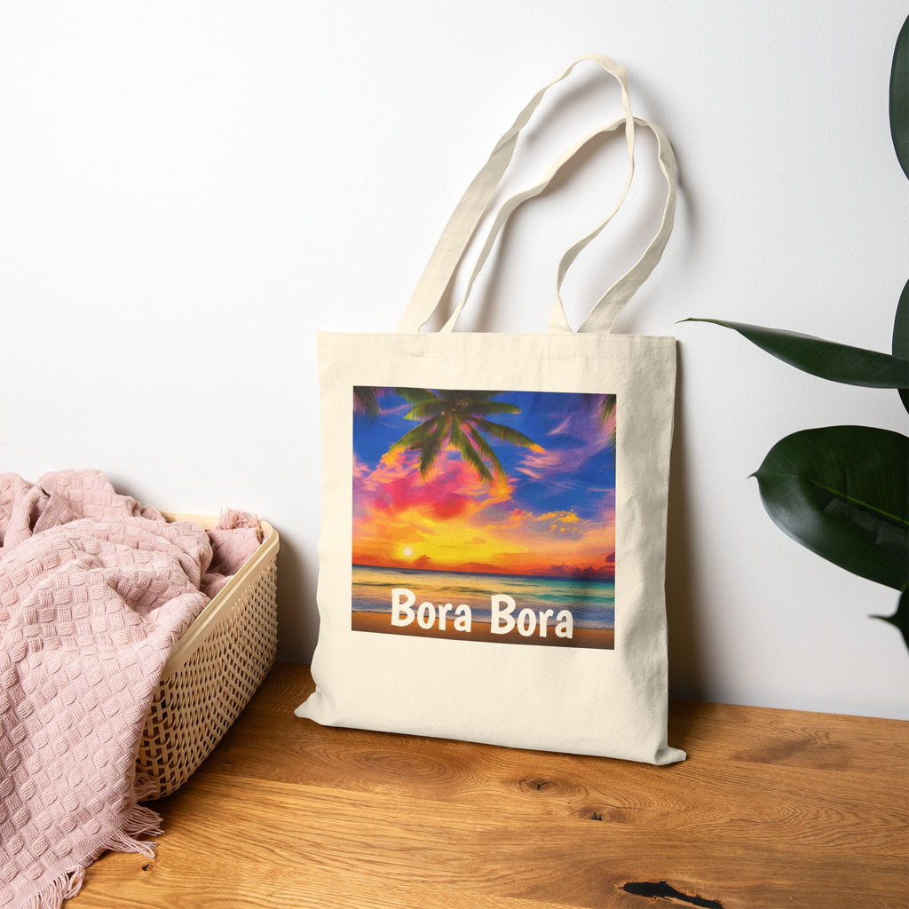 Bora Bora Custom Canvas Bag