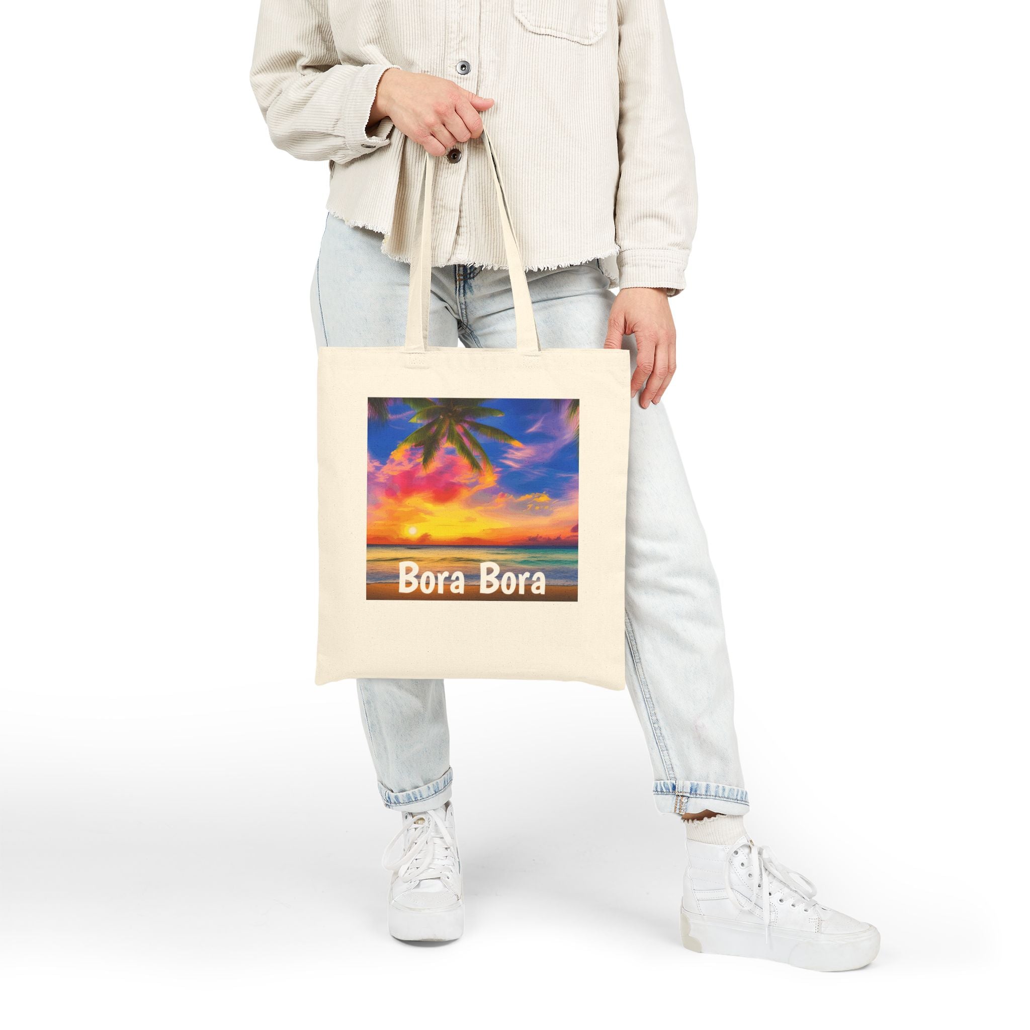 Bora Bora Custom Canvas Bag
