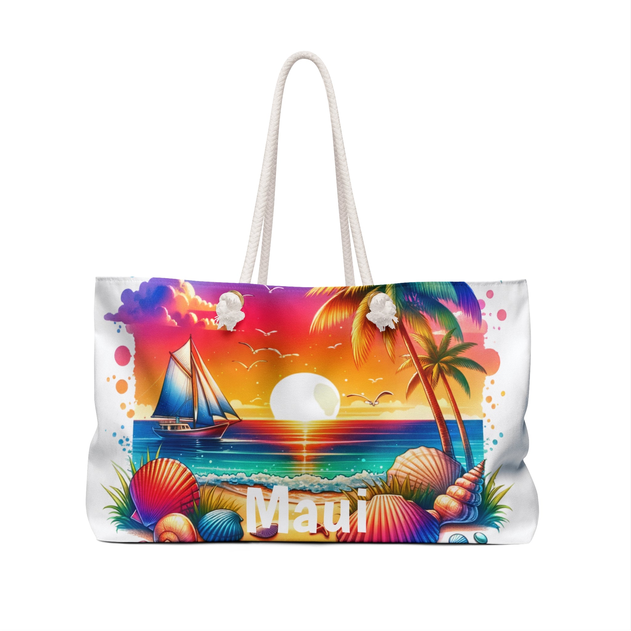 Maui Hawaii Vibrant Weekender Bag