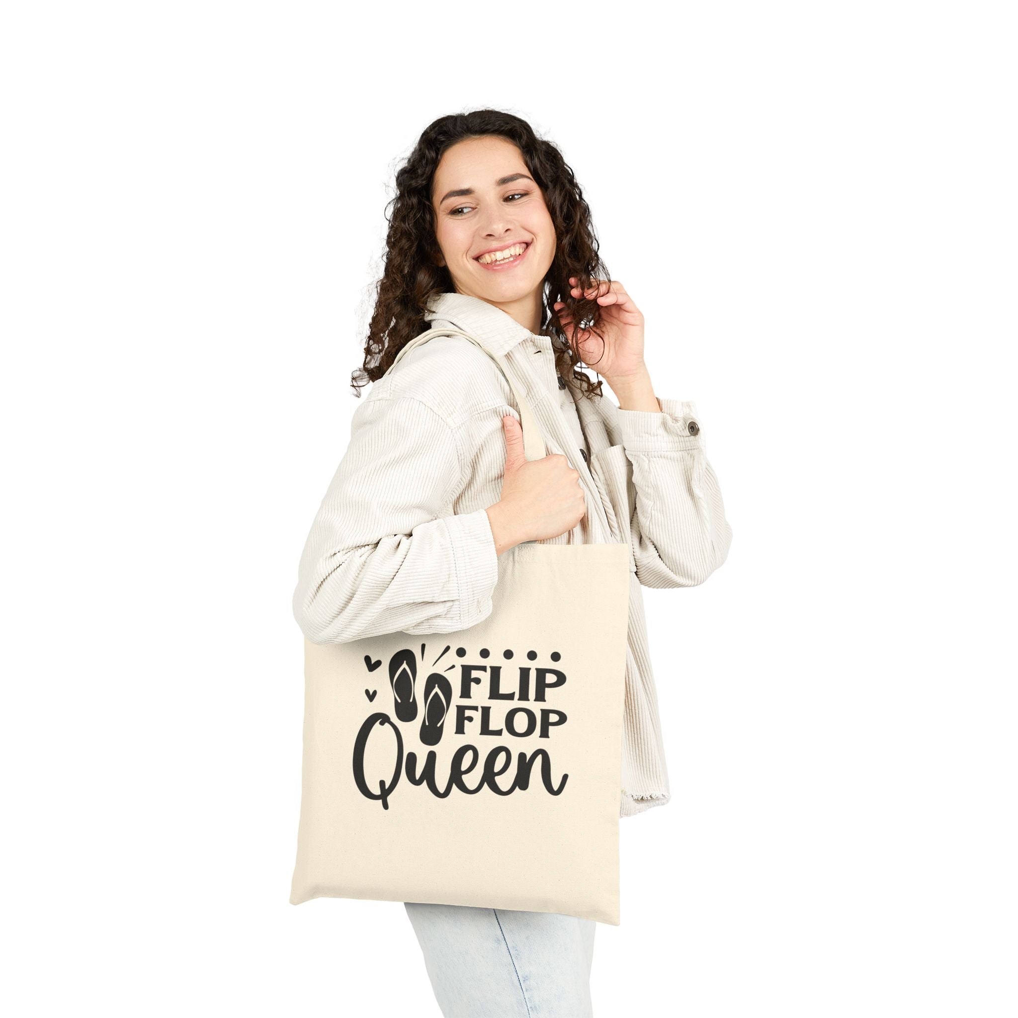 Flip Flop Queen Canvas Bag