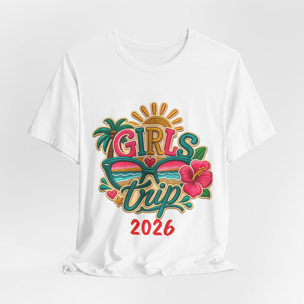 Girls' Trip 2026 CustomUnisex Jersey Short Sleeve Tee