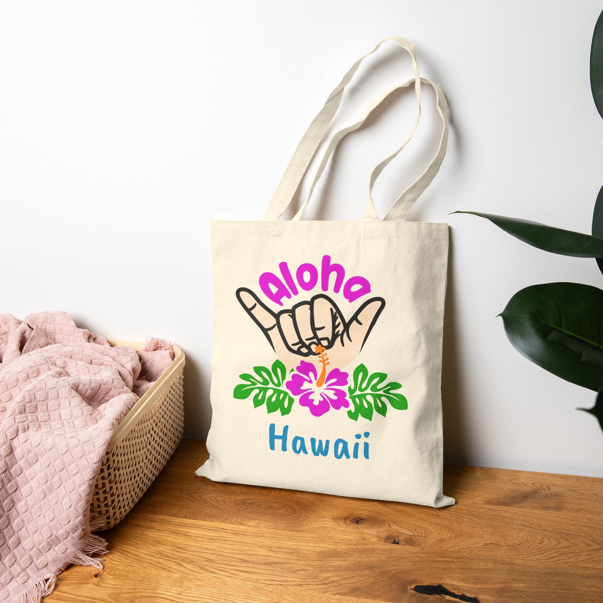 Aloha Hawaii Canvas Bag