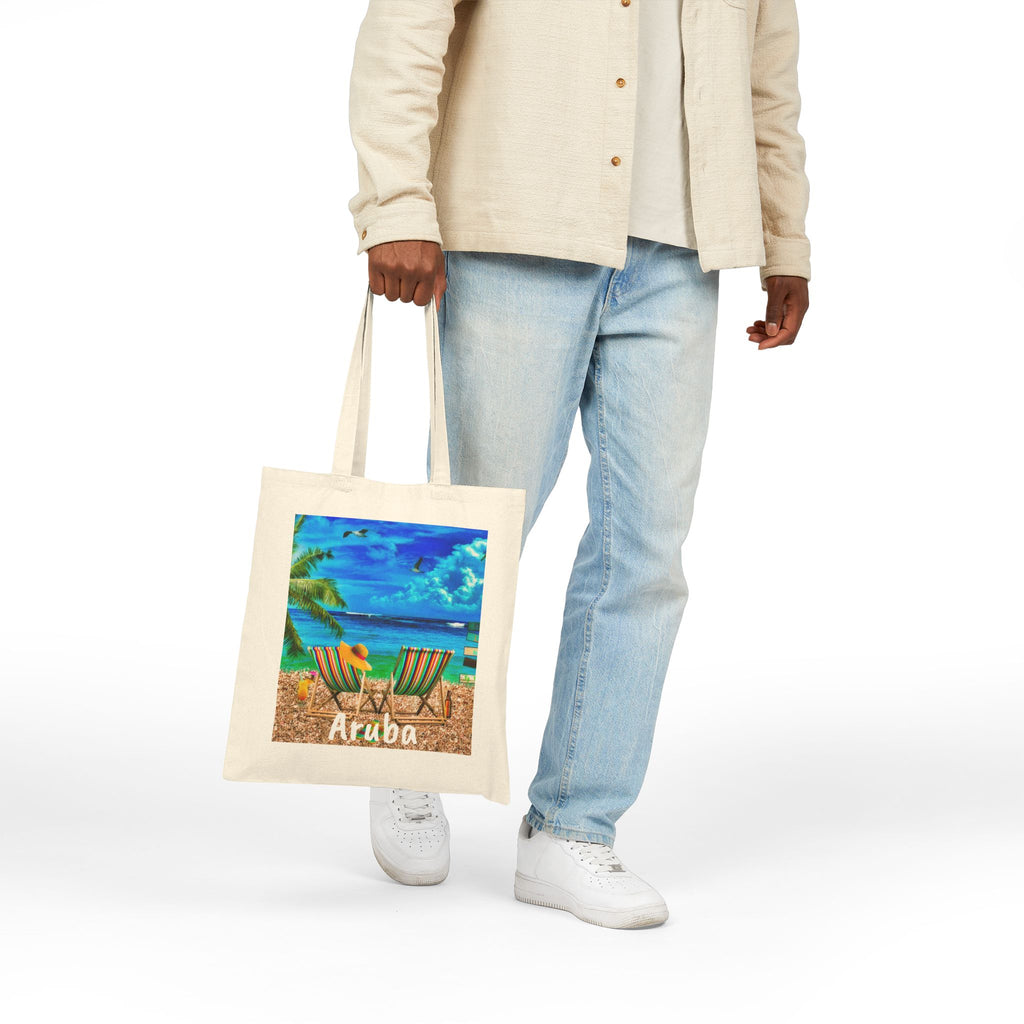 Aruba Beach Canvas Bag