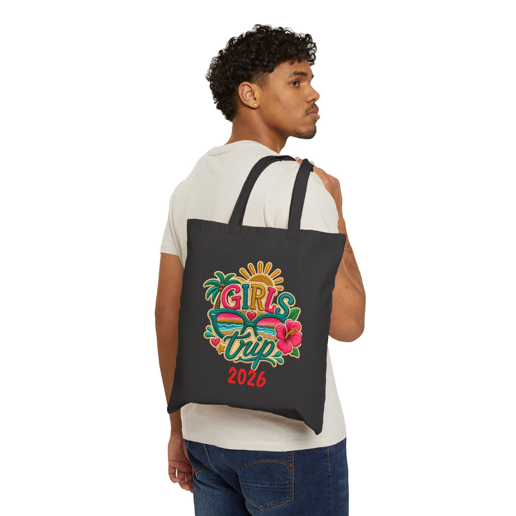 Girls' Trip 2026 Custom Cotton Canvas Tote Bag