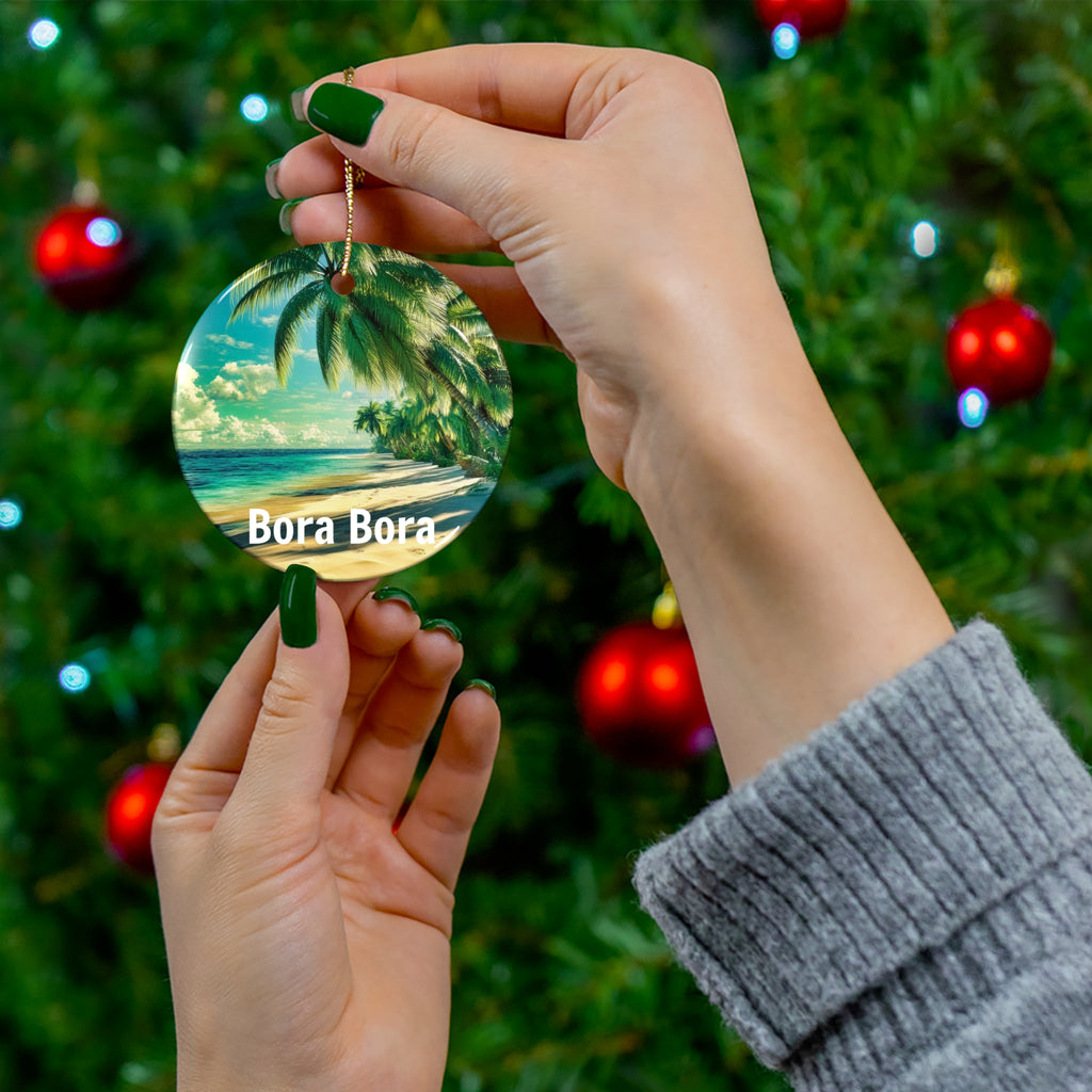 Bora Bora Vibrant Ornament Keepsake