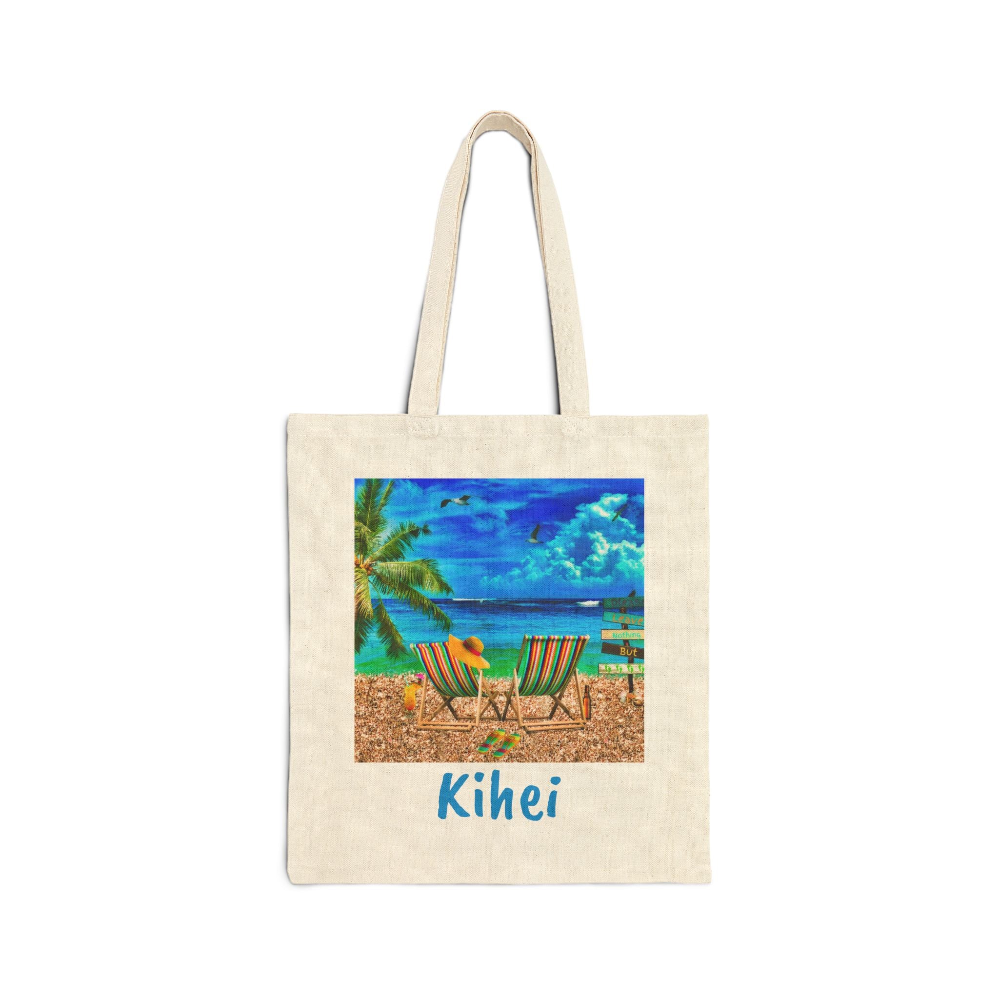 Pizza With Pineapplie Canvas Bag