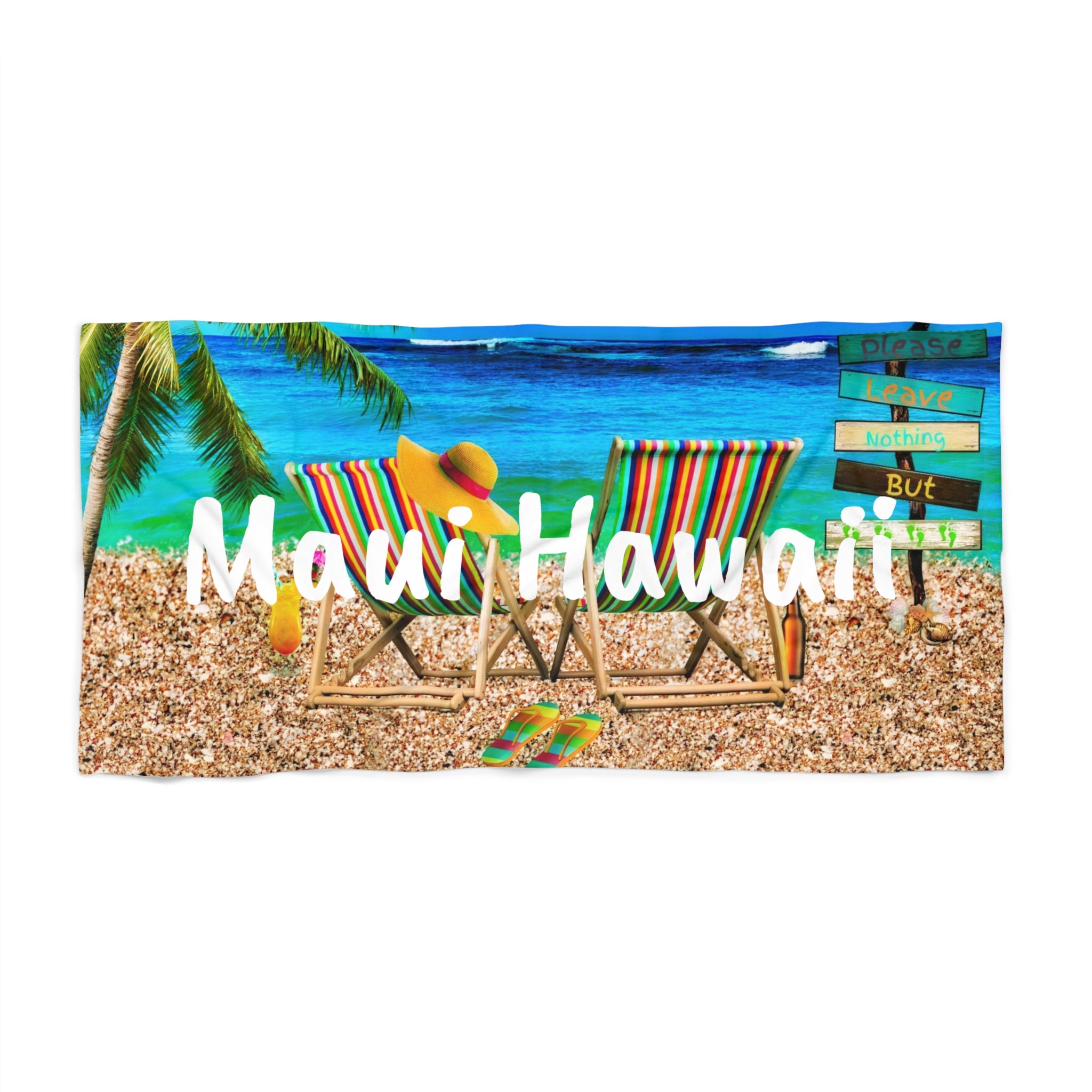 Maui Hawaii Beach Towel