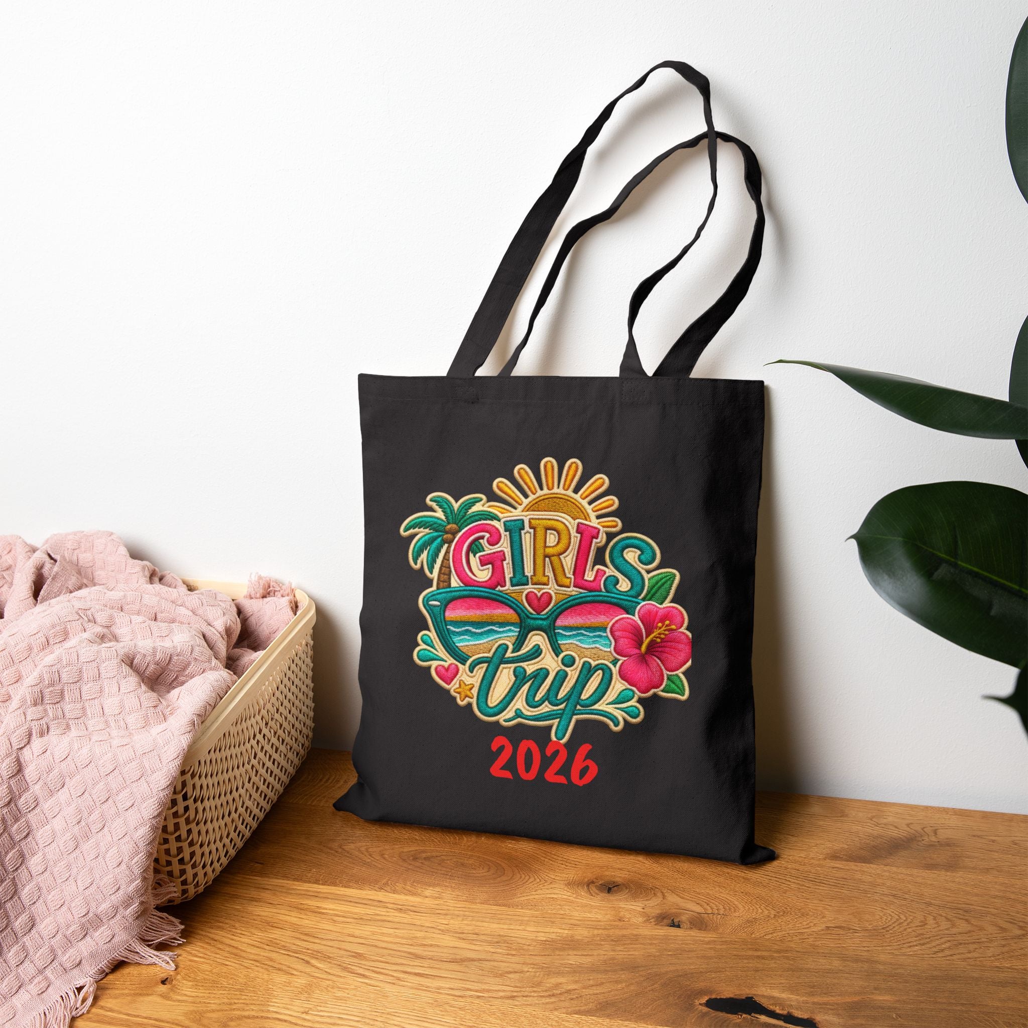 Girls' Trip 2026 Custom Cotton Canvas Tote Bag