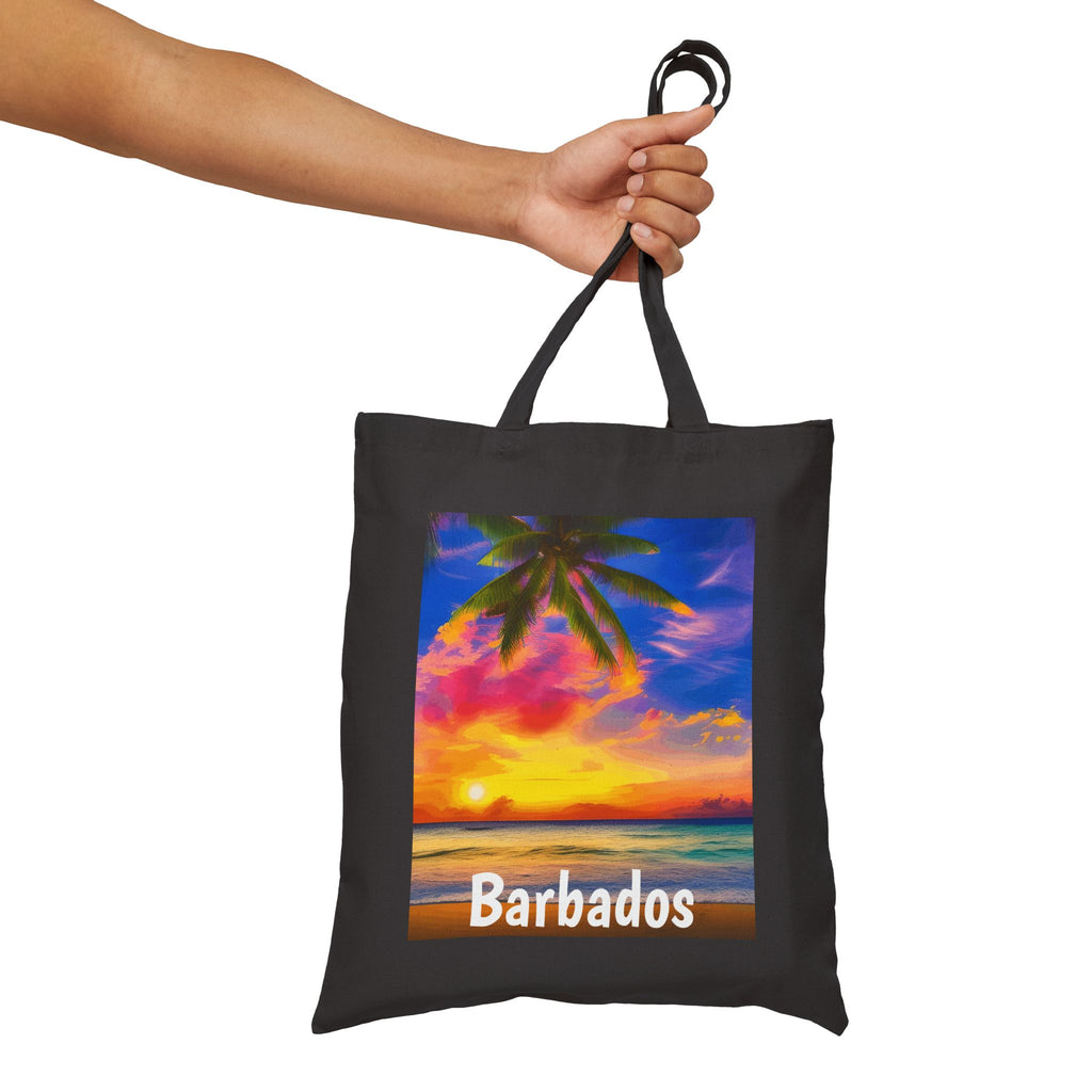 Barbados Sunset Canvas Bag