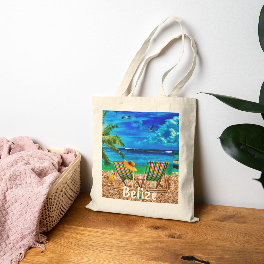 Belize Vibrant Custom Canvas Bag