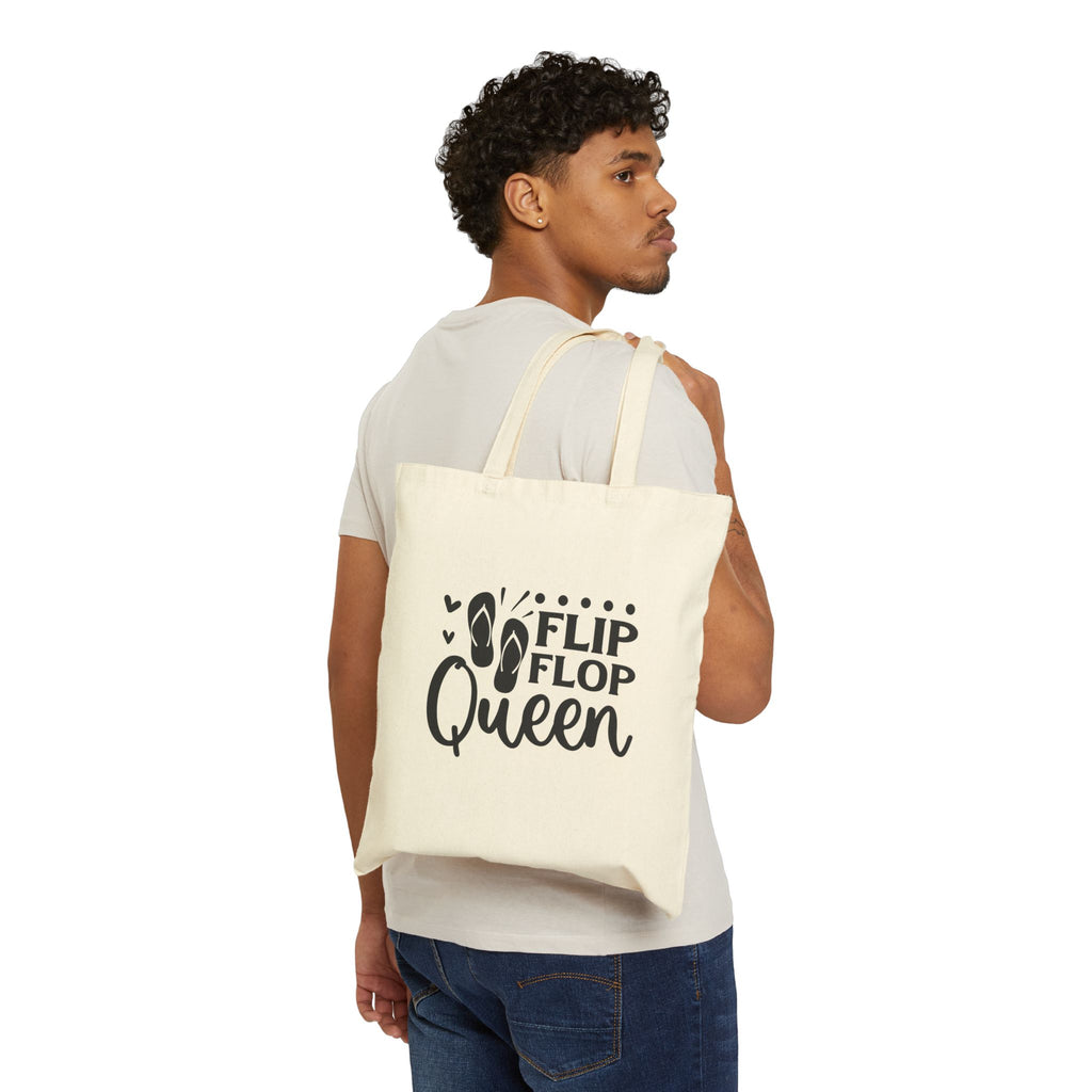 Flip Flop Queen Canvas Bag