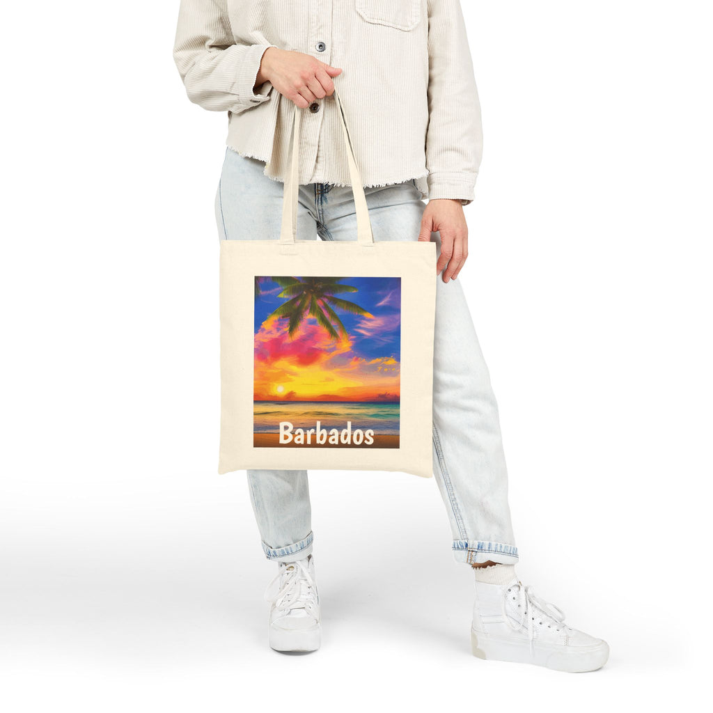 Barbados Sunset Canvas Bag
