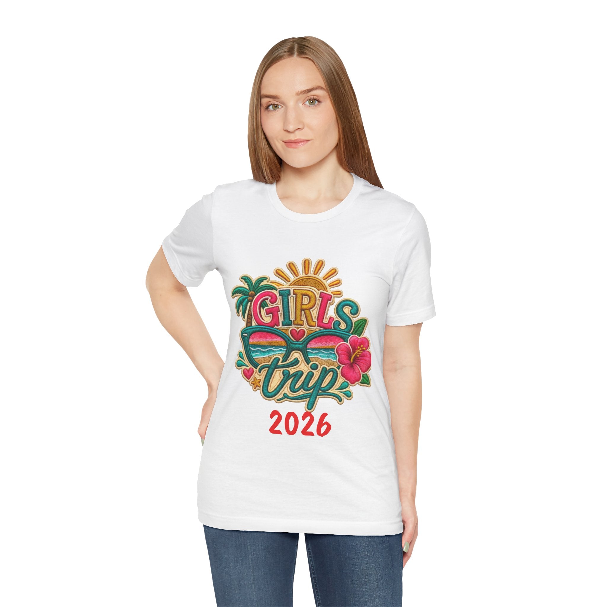 Girls' Trip 2026 CustomUnisex Jersey Short Sleeve Tee