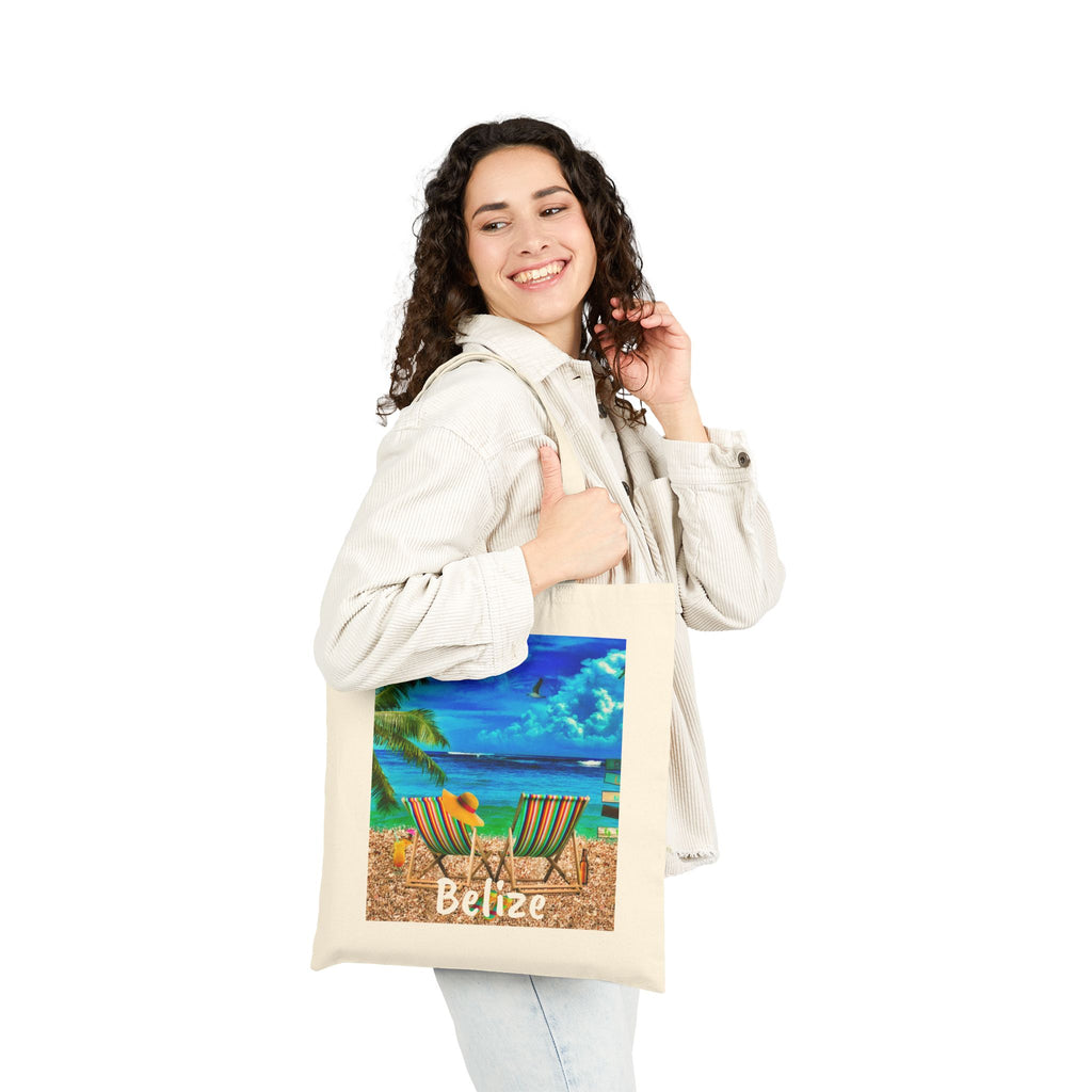 Belize Vibrant Custom Canvas Bag